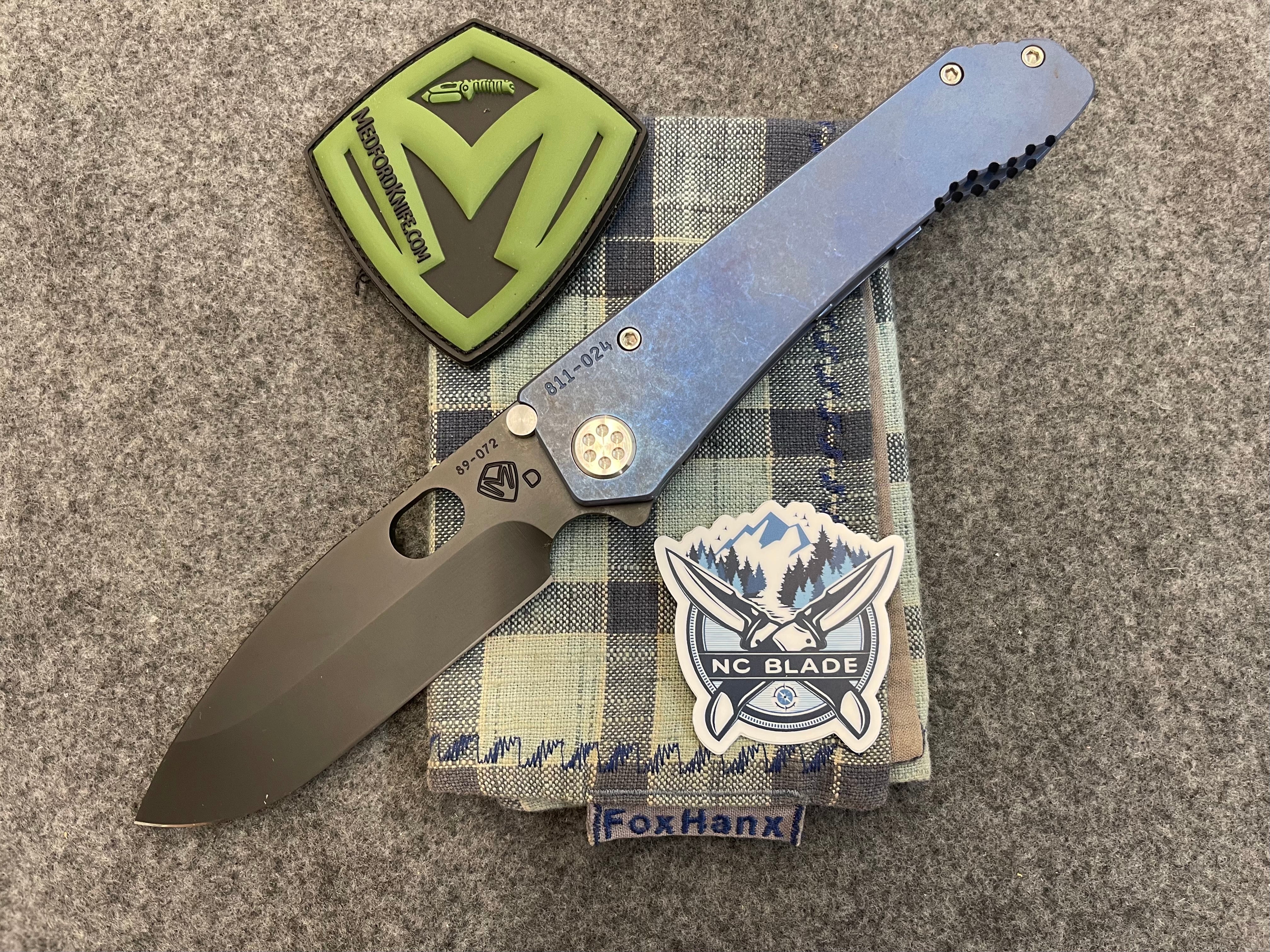 Medford 187 DP Blue Tumbled D2 PVD