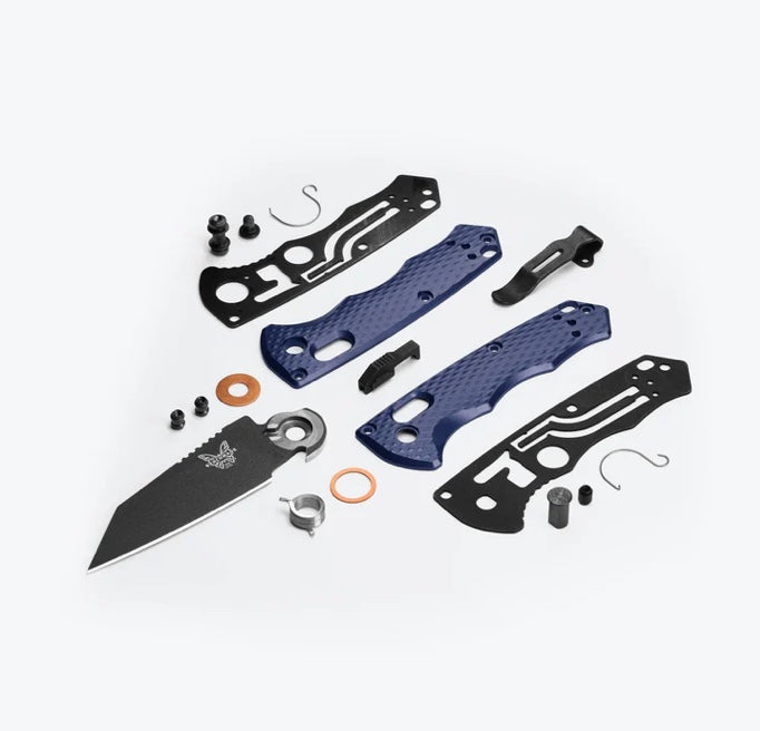 Benchmade Auto Immunity Crater Blue Aluminum & CPM-M4 2900BK