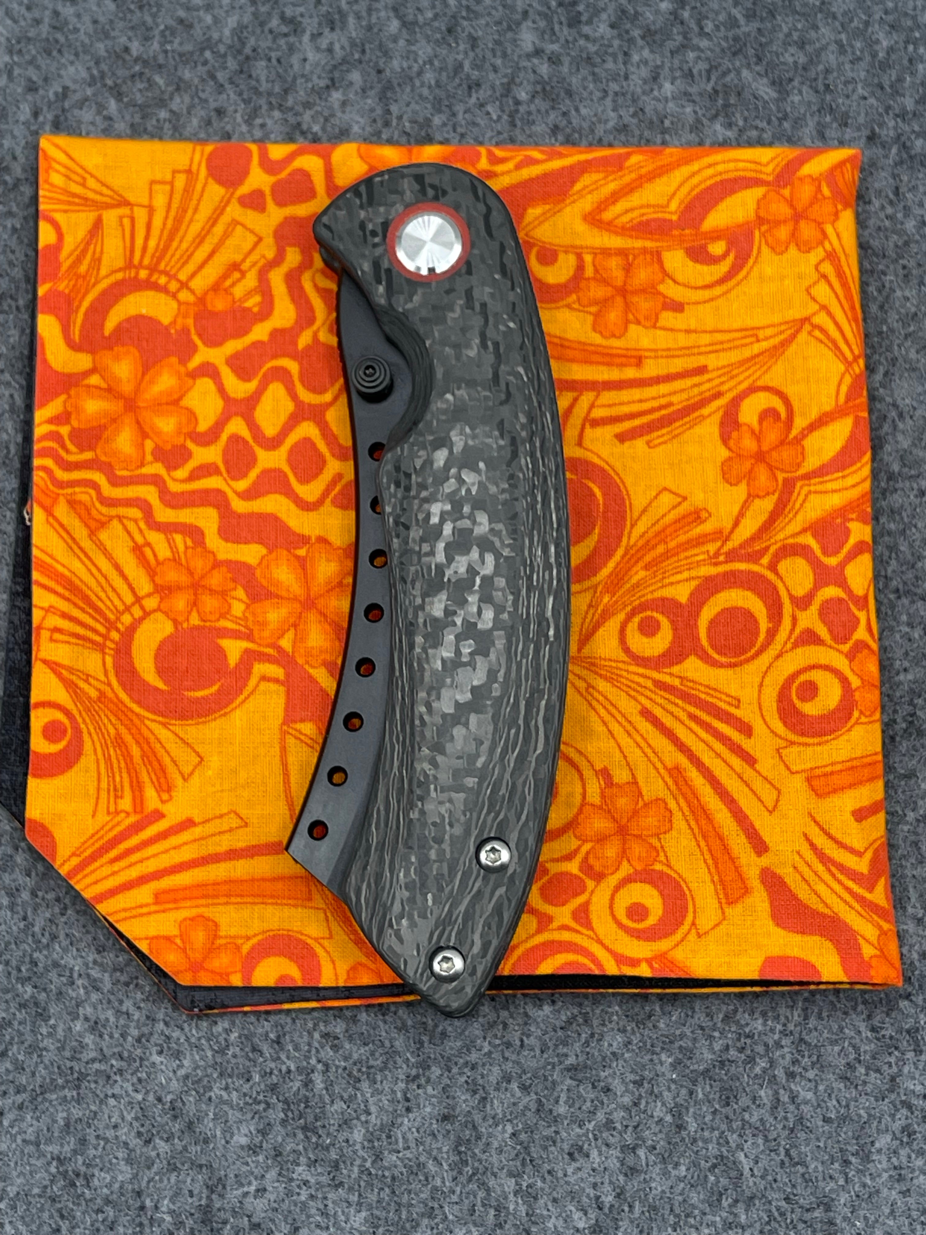 Red Horse Knife Works Hell Razor Carbon Fiber