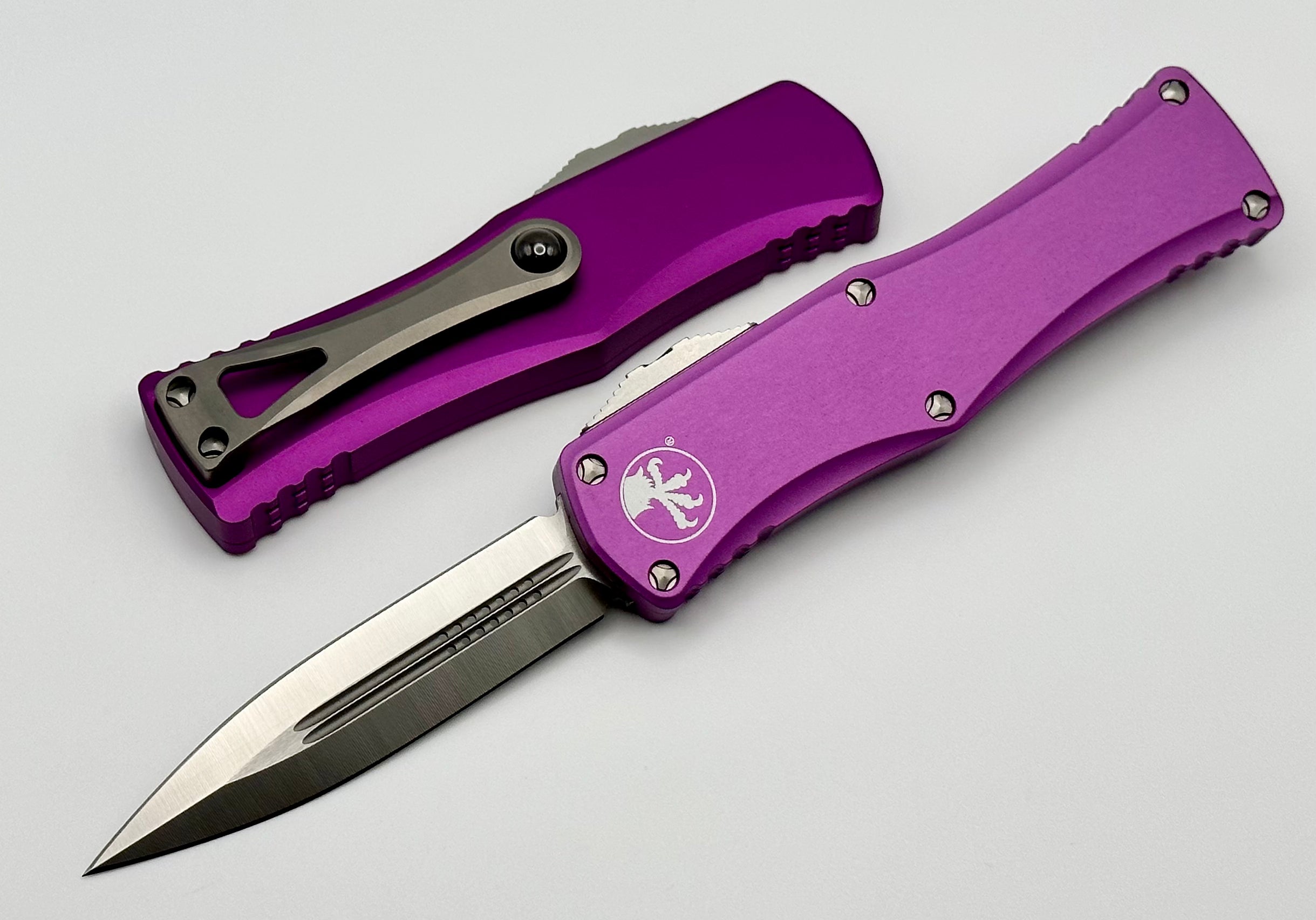 Microtech Hera Double Edge Satin Standard & Violet 702-4VI