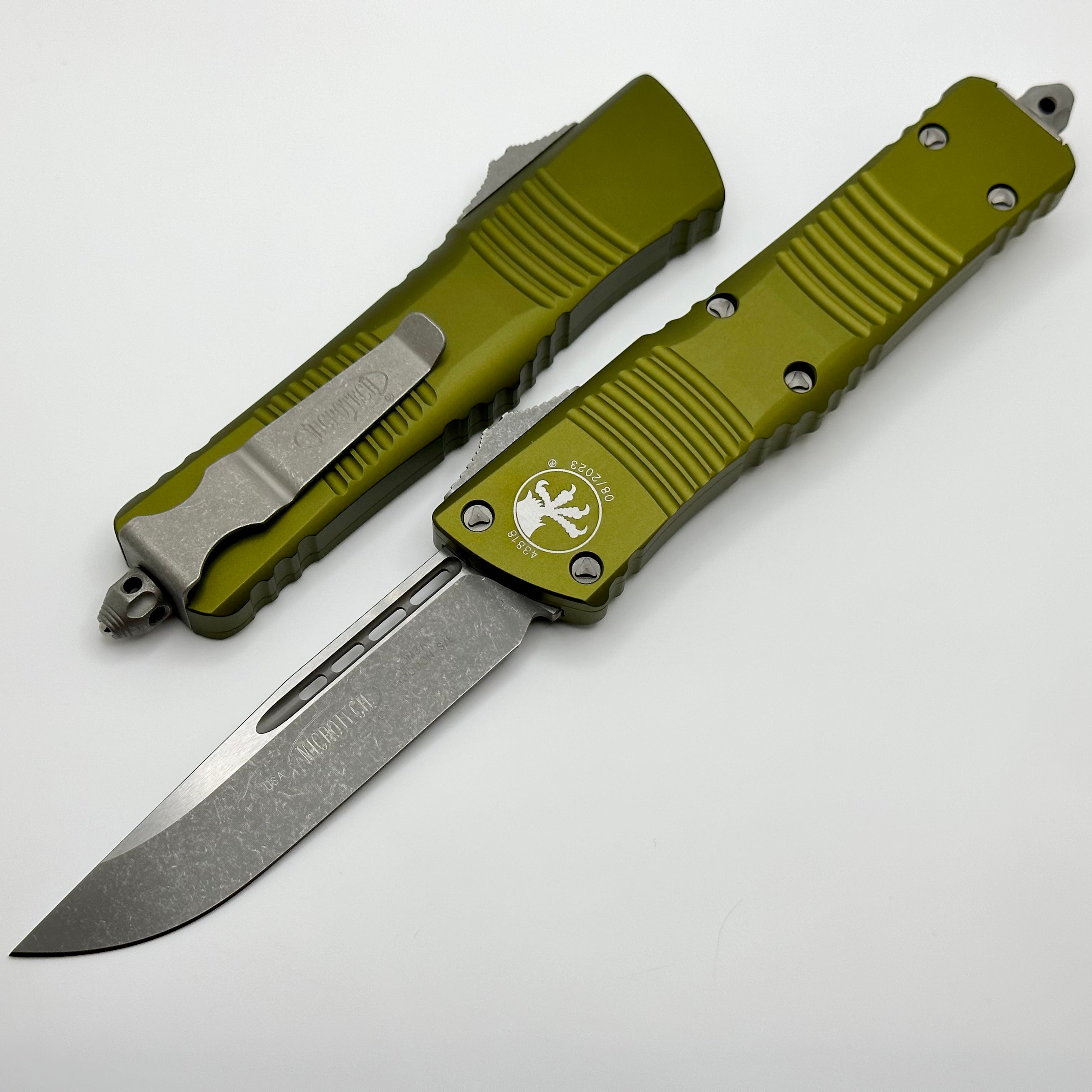 Microtech Combat Troodon Single Edge Apocalyptic Standard & OD Green 143-10APOD