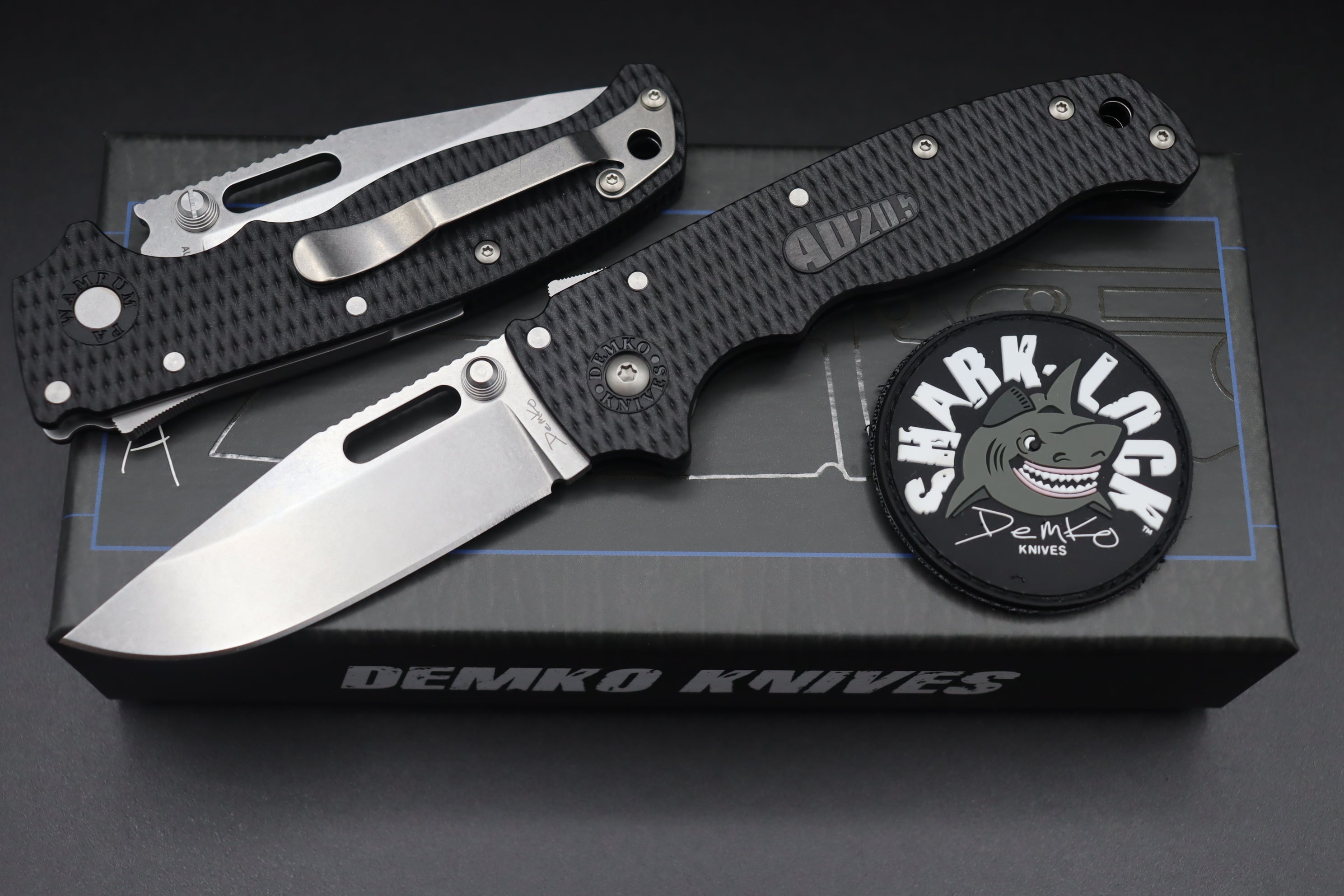 Demko AD20.5 Clip Point & Black Grivory