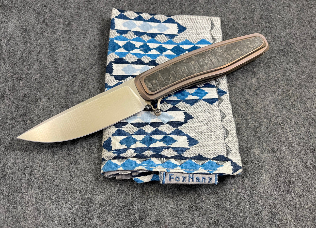 Custom Knife Factory SM-Special M390 Bronze Carbon Fiber