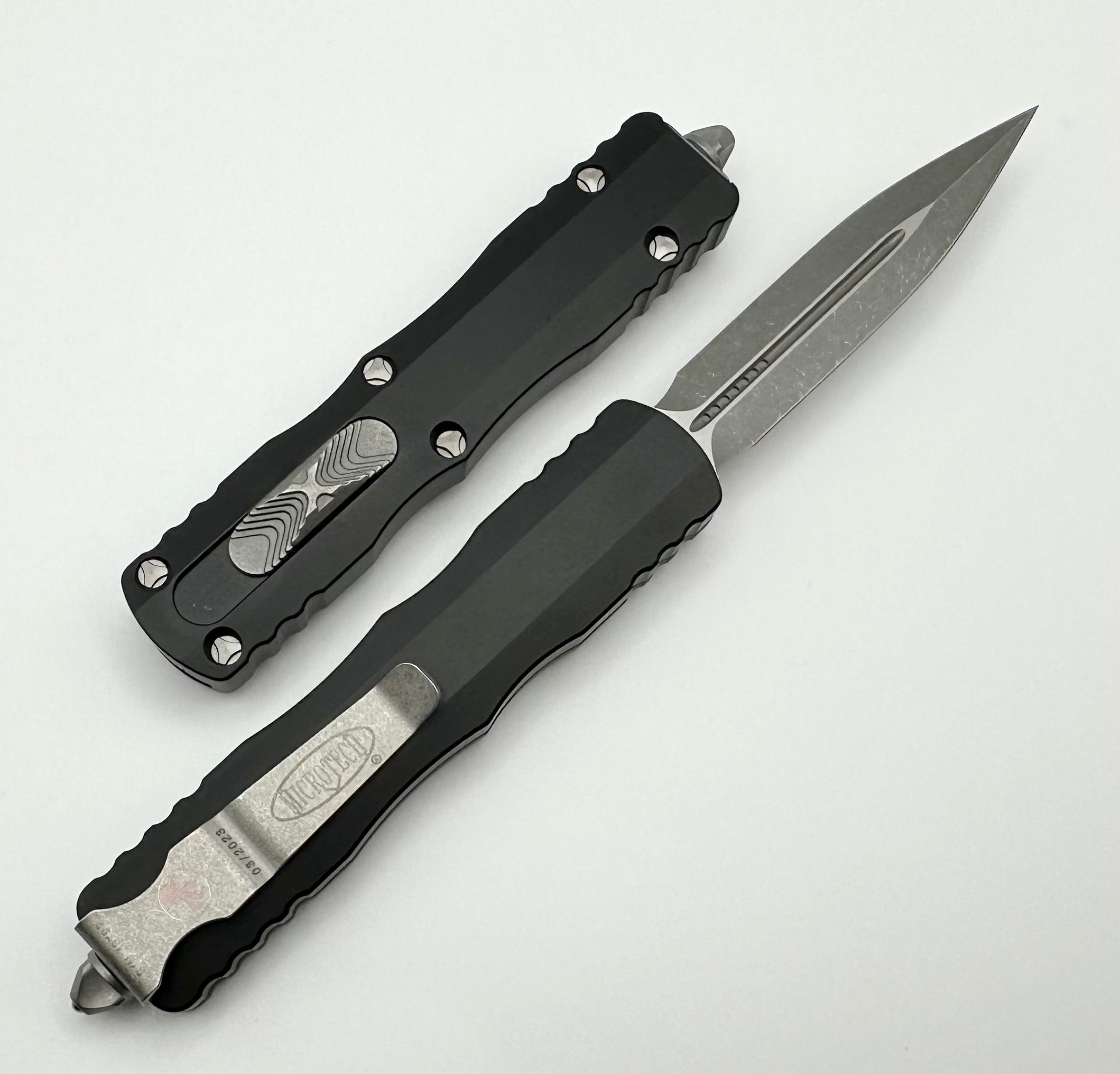 Microtech Dirac D/E Apocalyptic Standard & Black 225-10AP