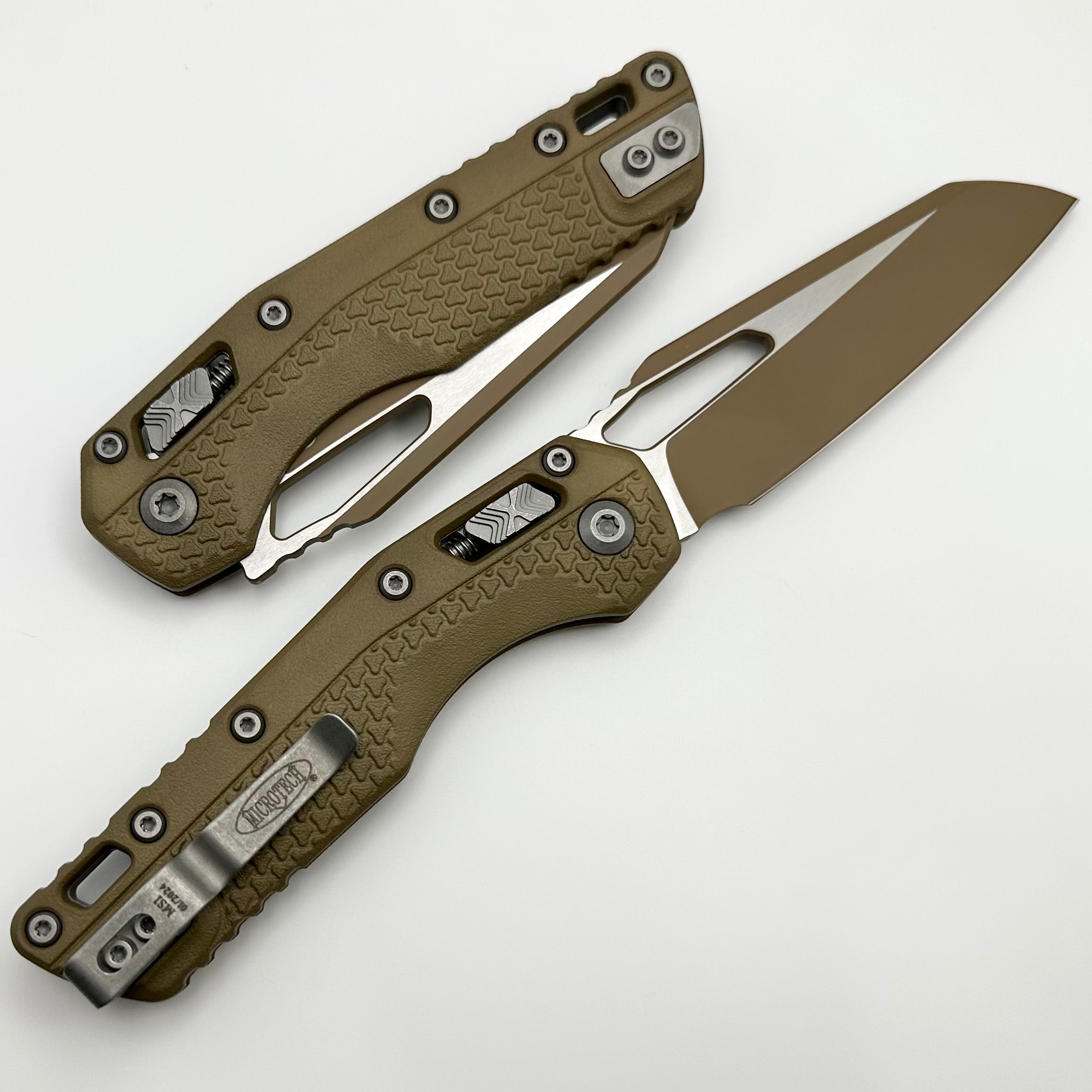 Microtech Knives MSI RAM LOK Polymer Dark Earth Cerakote Standard 210T-1PMCDE