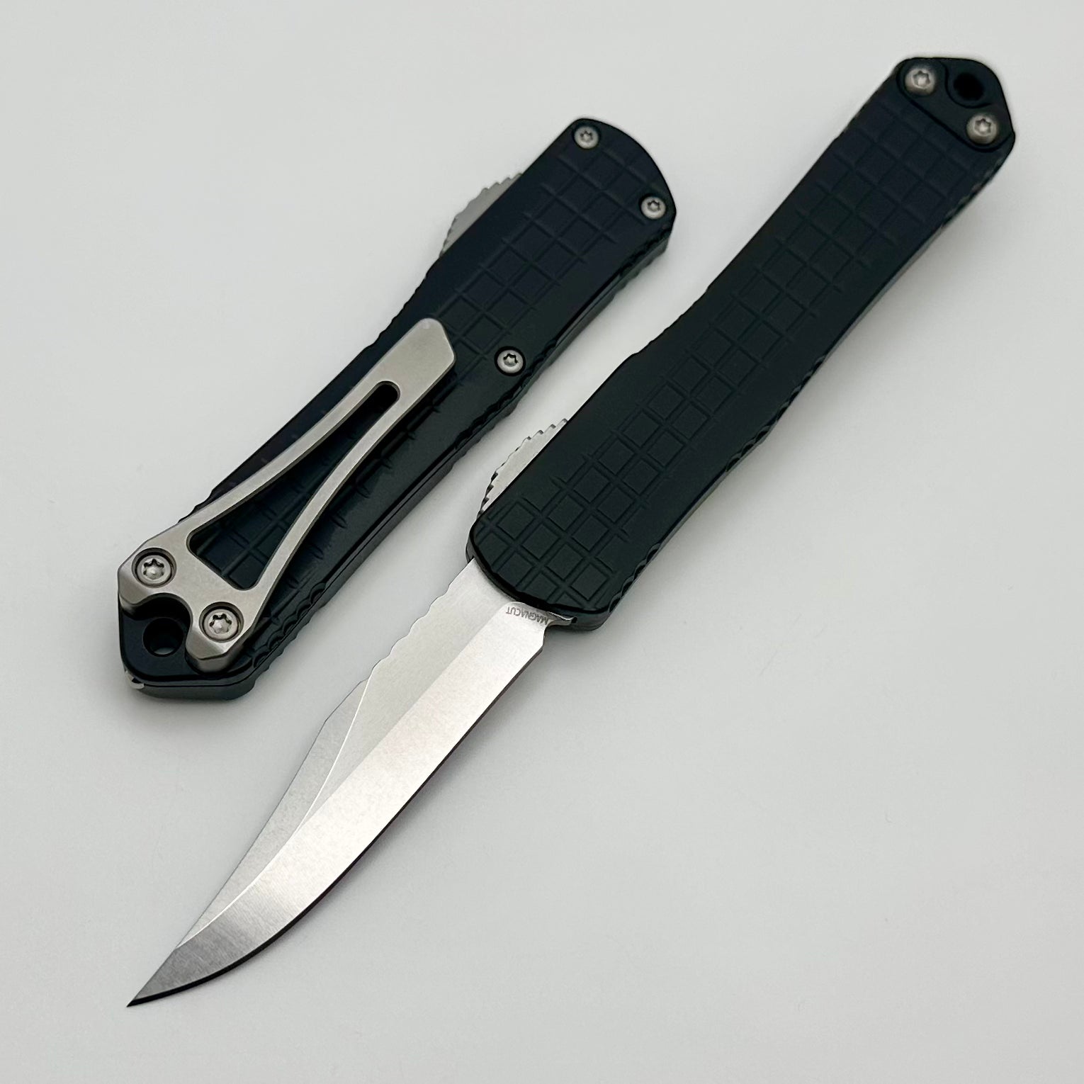 Heretic Knives Manticore S Black Frag & Stonewash Bowie MagnaCut  H022BF-2A