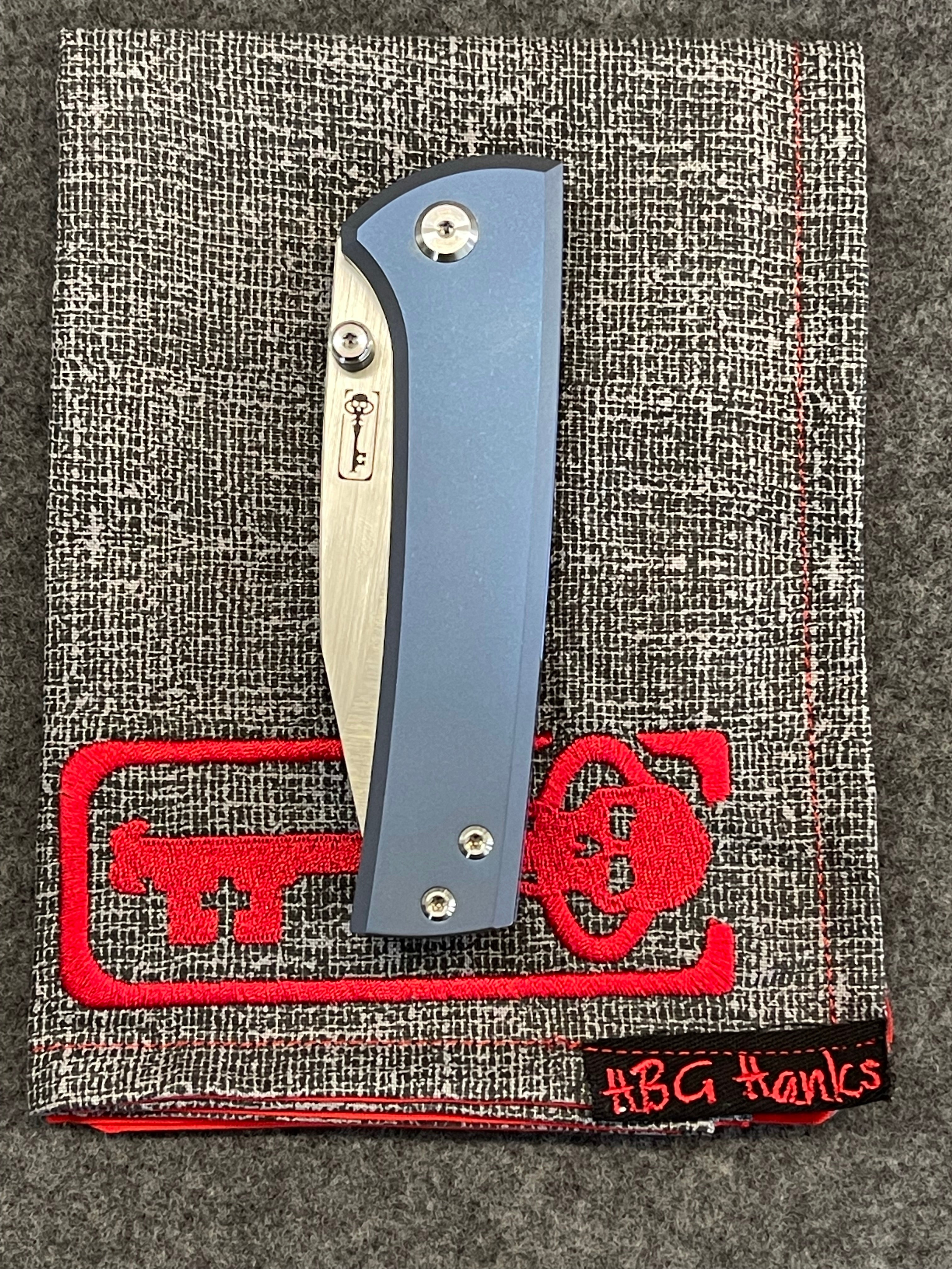 Chaves Scapegoat Exclusive Blue Stonewash Titanium & Belt Grind M390