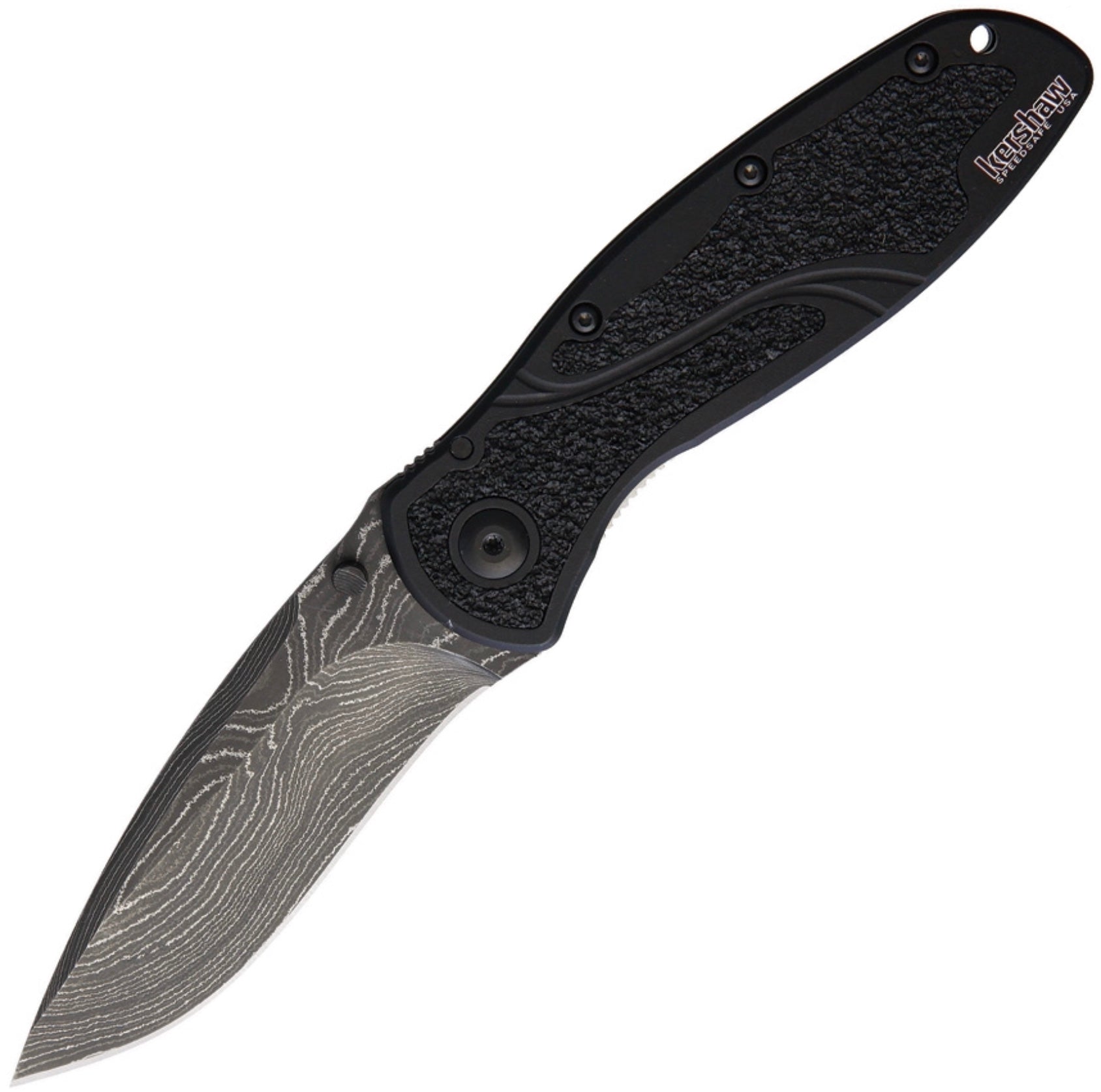 Kershaw Blur Black & Damascus 1670BLKDAM