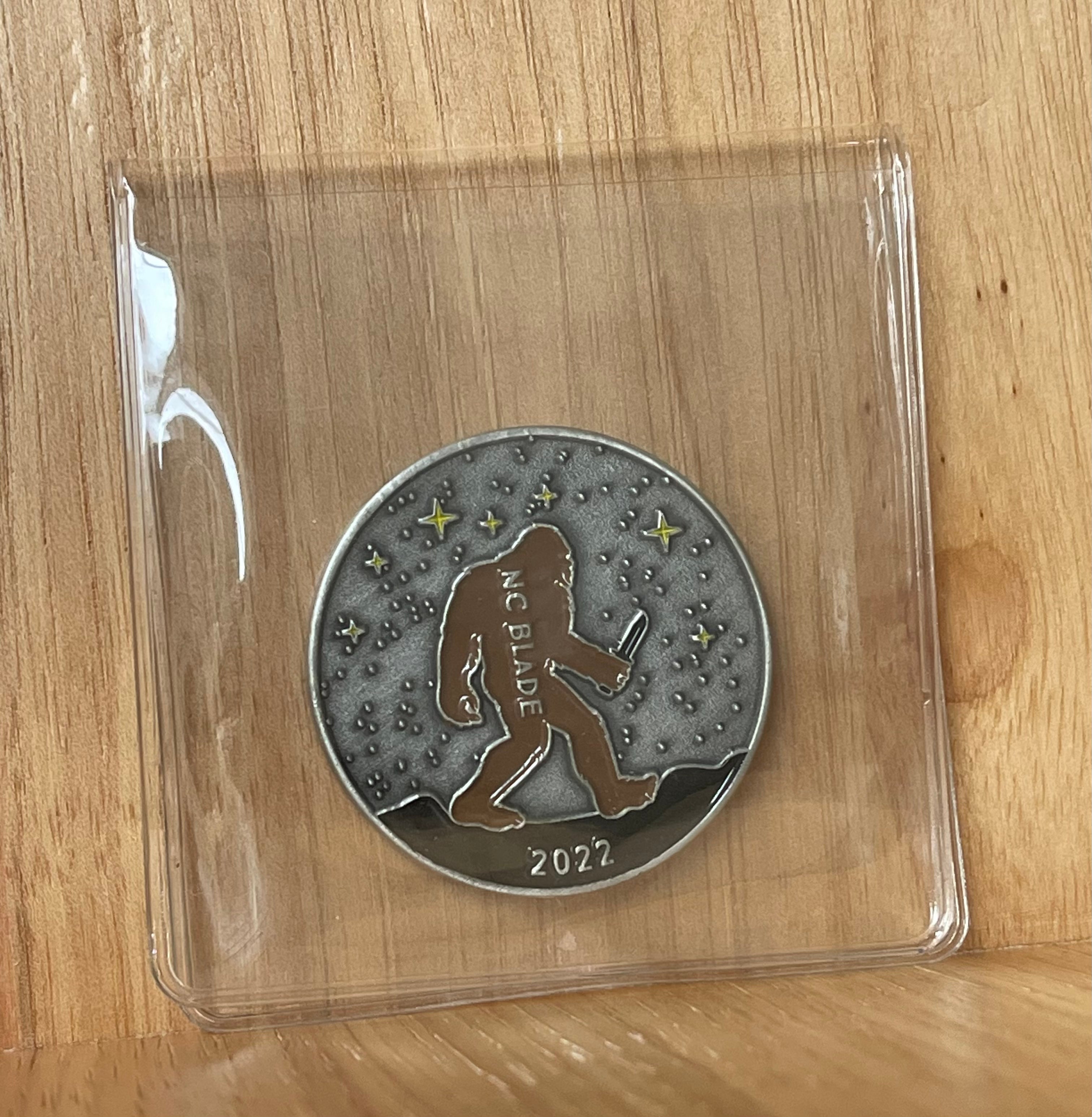 NC Blade Sasquatch Challenge Coin