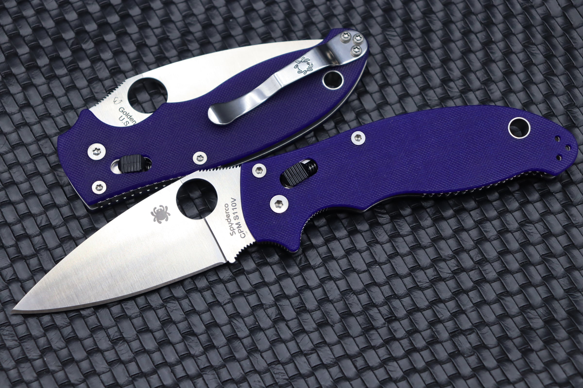 Spyderco Manix 2 Dark Blue G-10 & S110V C101GPDBL2