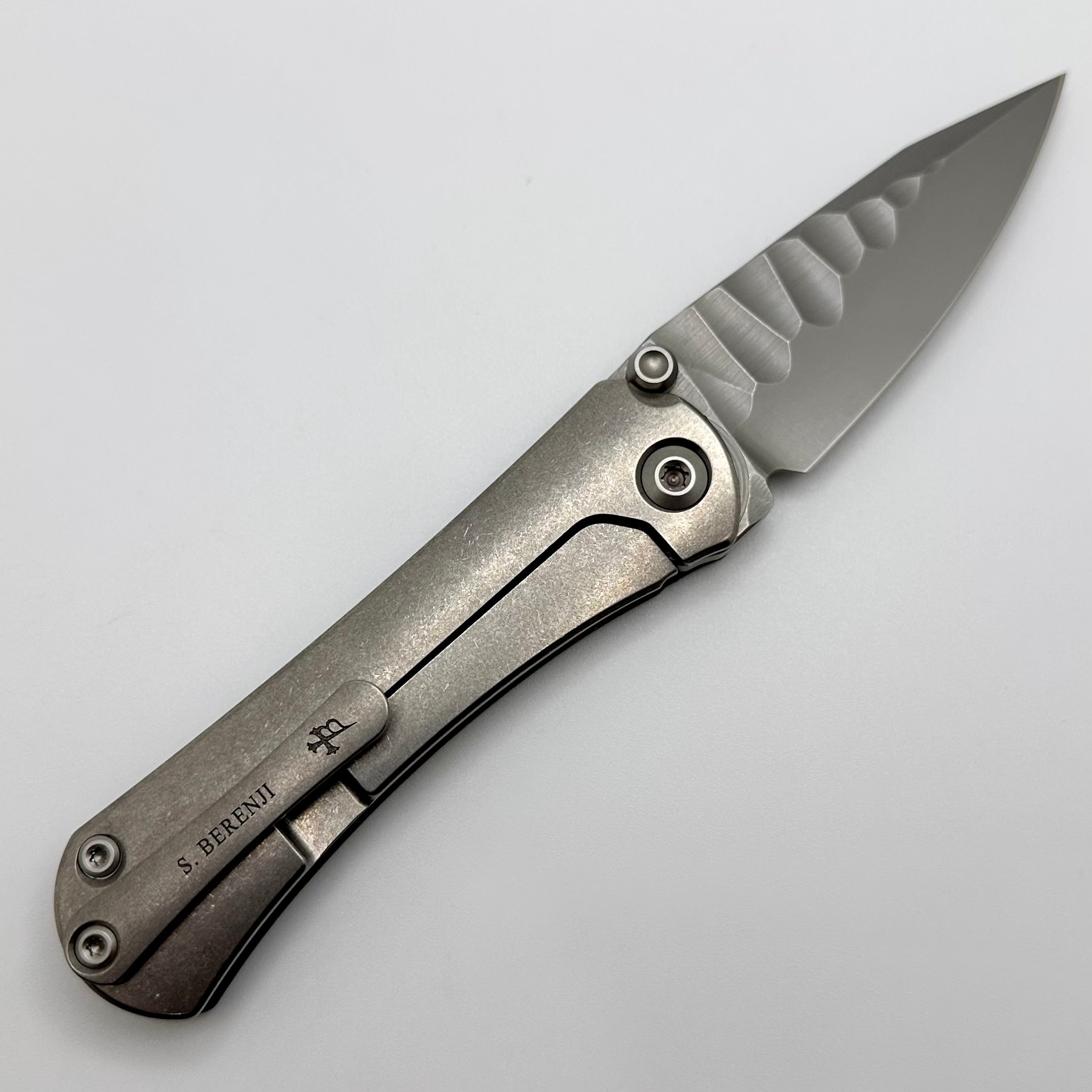 Borka Blades Custom SBDP Rocker M390 Stonewash & Micarta Scales