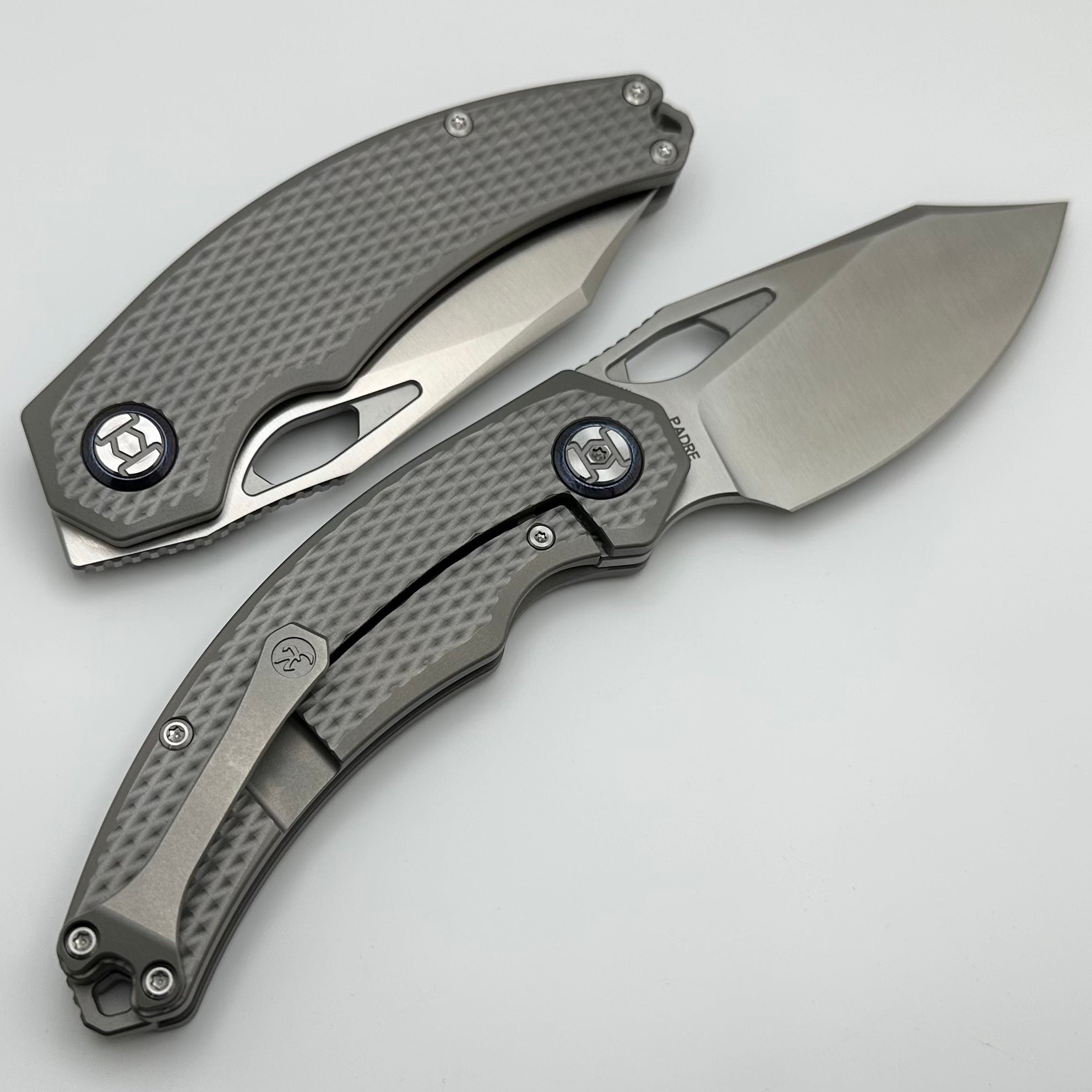 Kunwu Padre Diamond Titanium Handles w/ Satin Vanax