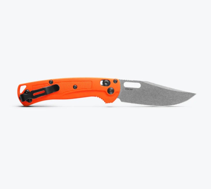 Benchmade Mini Taggedout Orange Grivory Handles & CPM154 15533