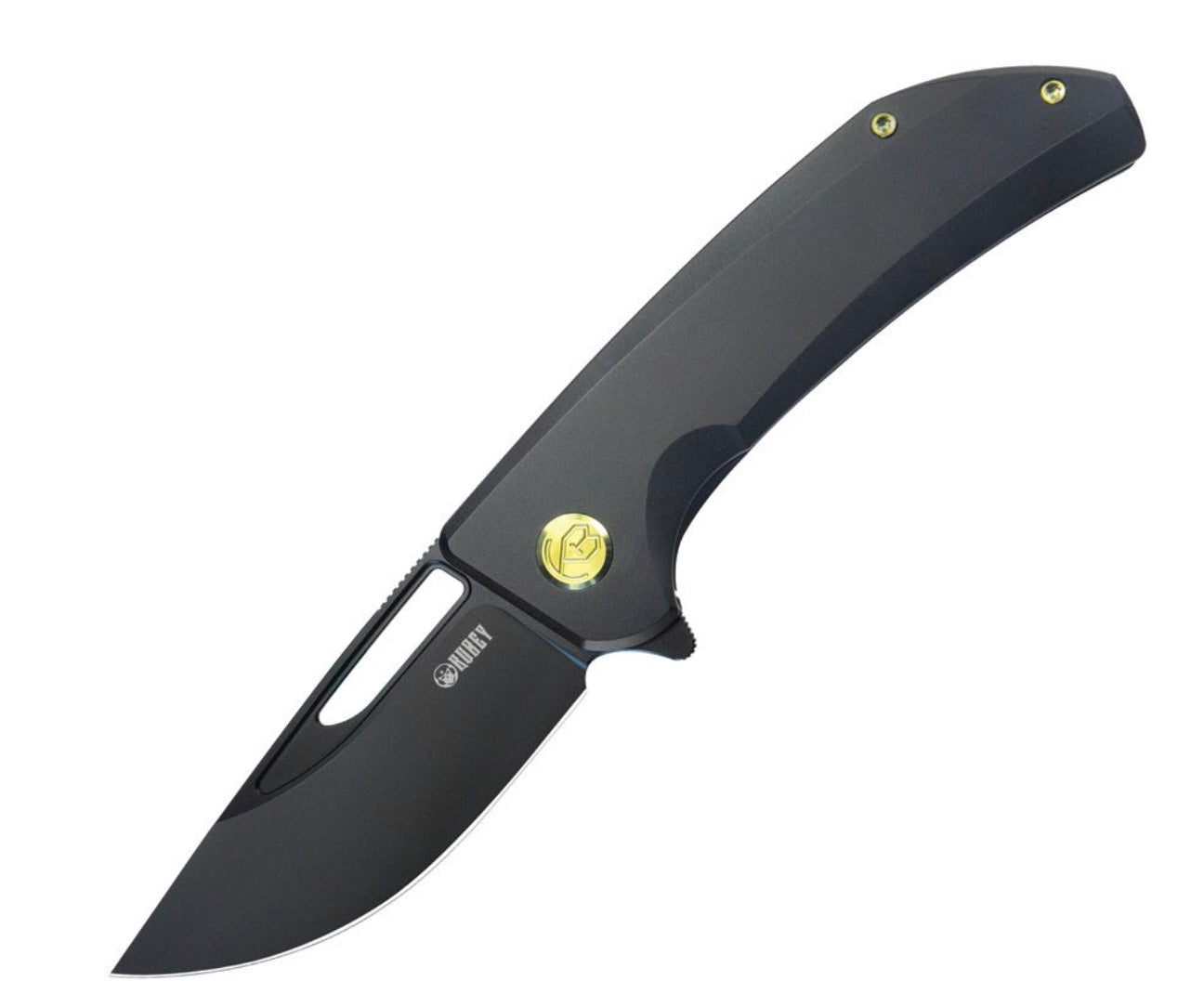 Kubey Black Hyperion Titanium Handles & S35VN KB368B