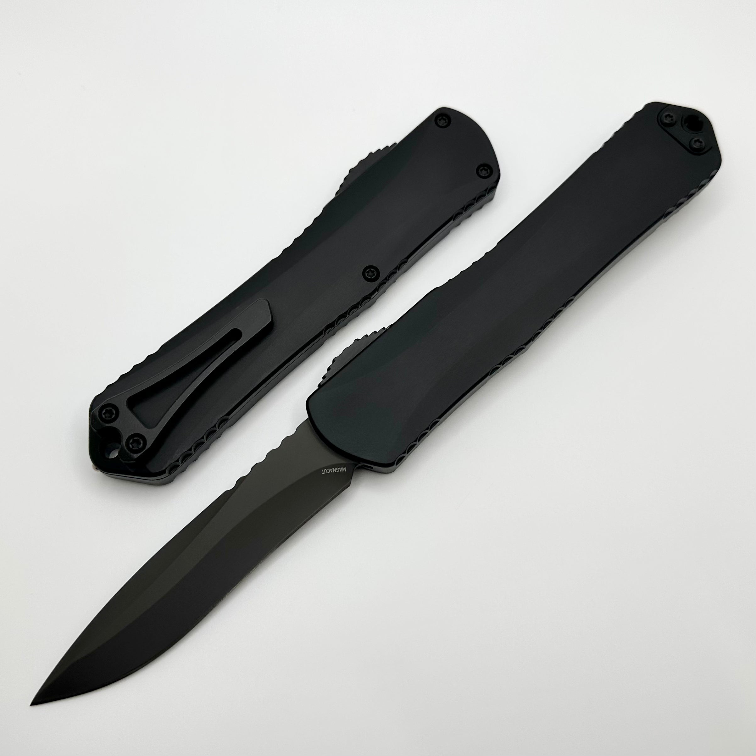 Heretic Knives Manticore X DLC Recurve MagnaCut & Black Handle H033-6A-T