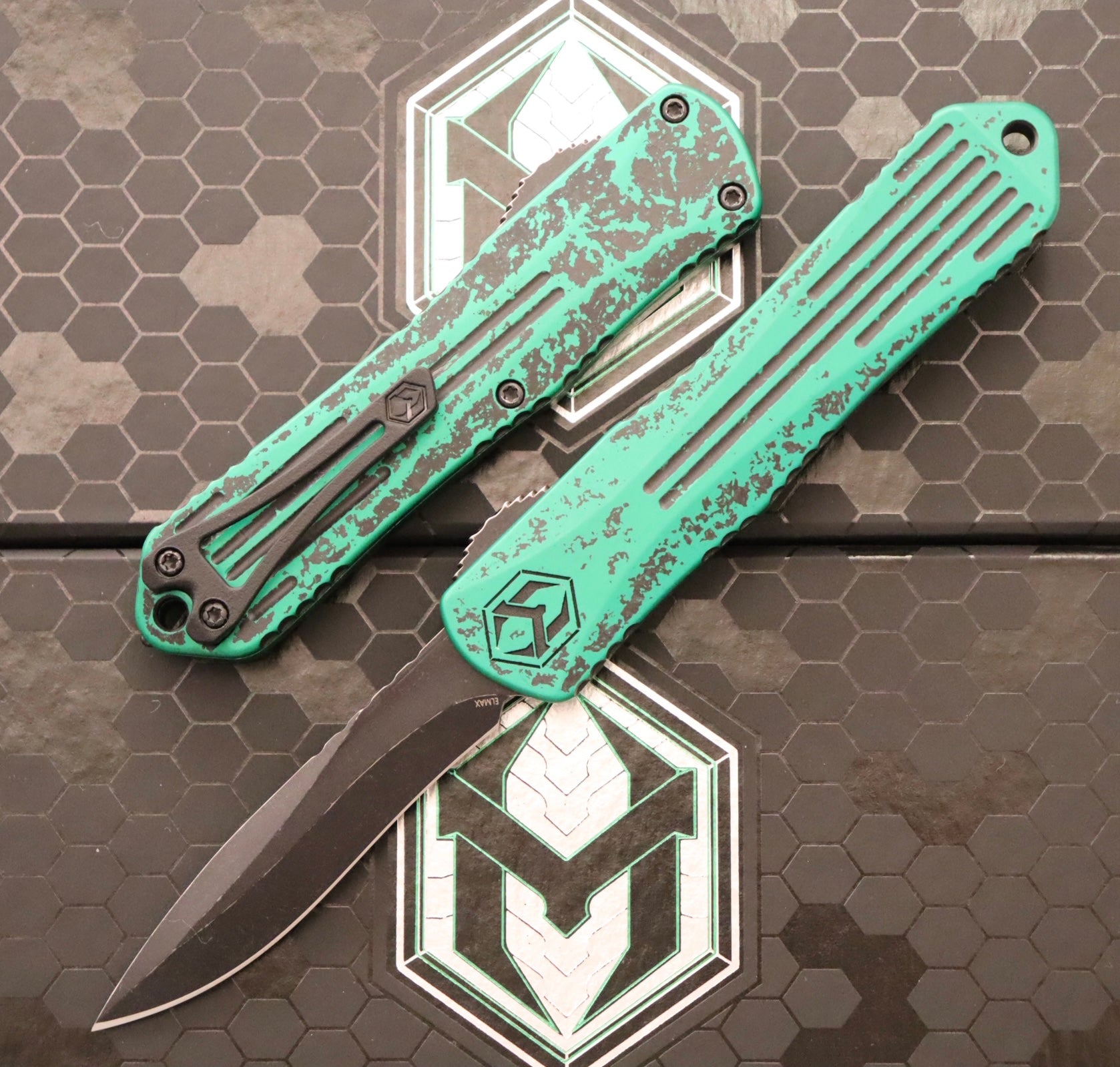 Heretic Knives Manticore E Breakthrough Green & Recurve USN Special