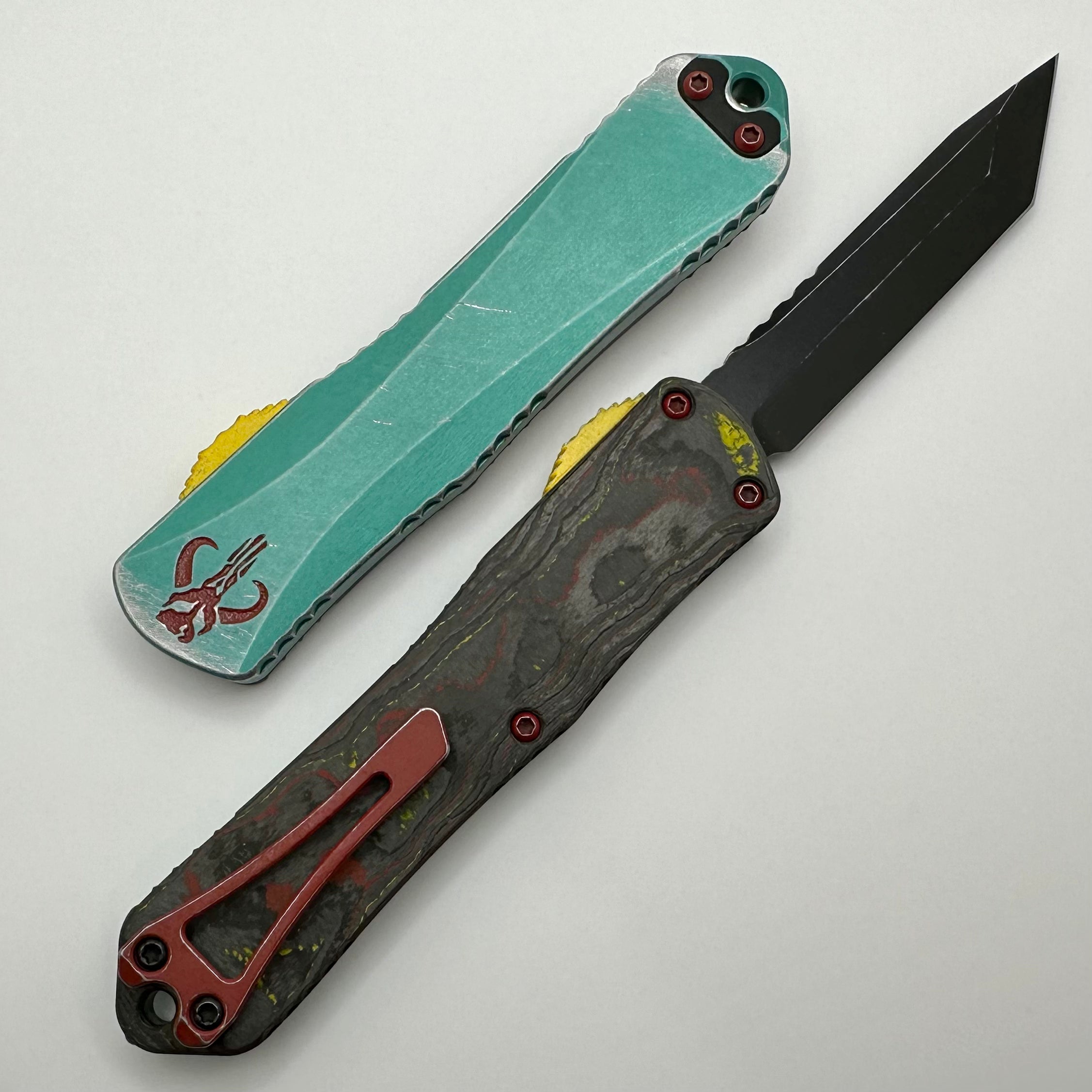 Heretic Knives Manticore E Bounty Hunter w/ Tanto Battle Black MagnaCut H027-8A-BOUNTY