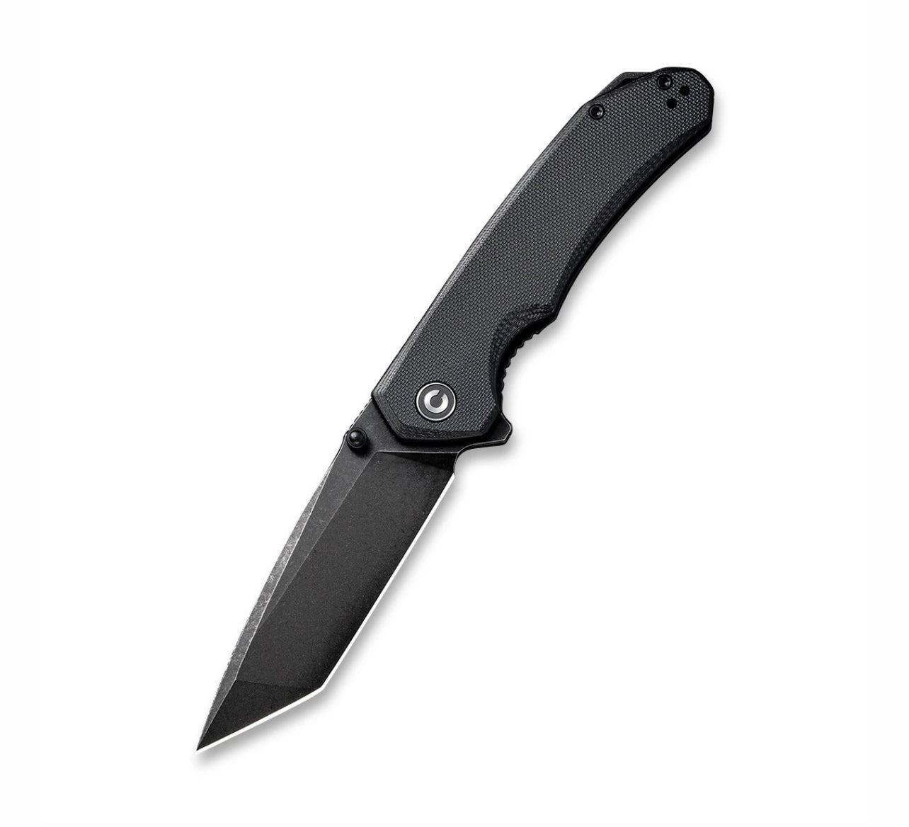 Civivi Brazen Flipper Knife Black G10 Handle (3.46 Black Stonewashed D2 ) C 2023C