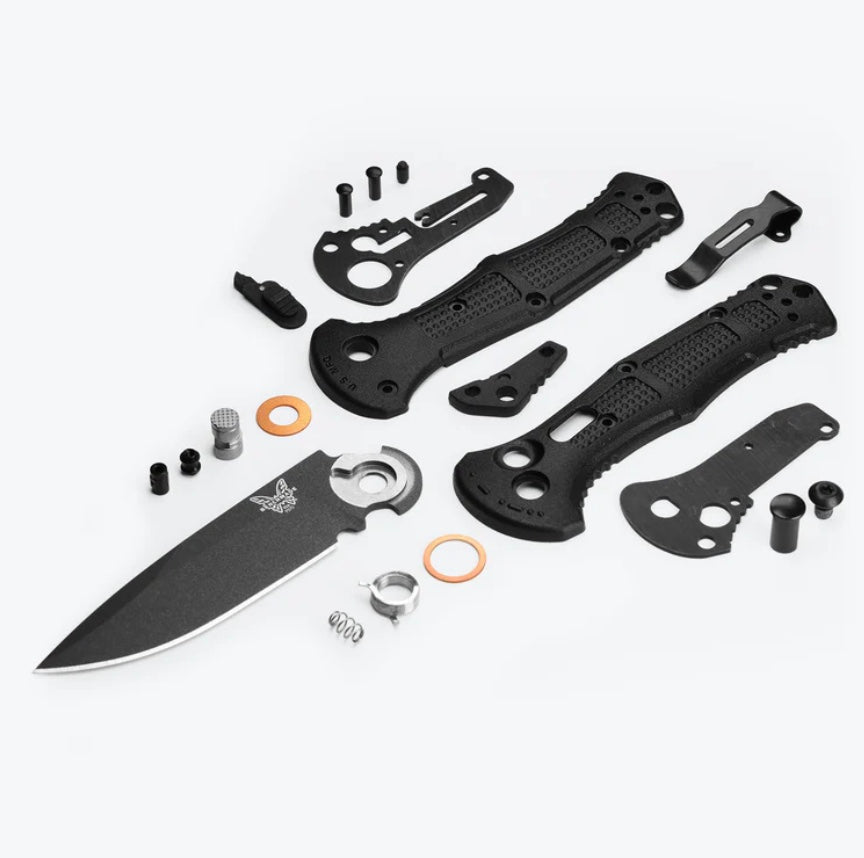 Benchmade Mini Claymore Black Grivory Handles & Black CPM-D2 9570BK