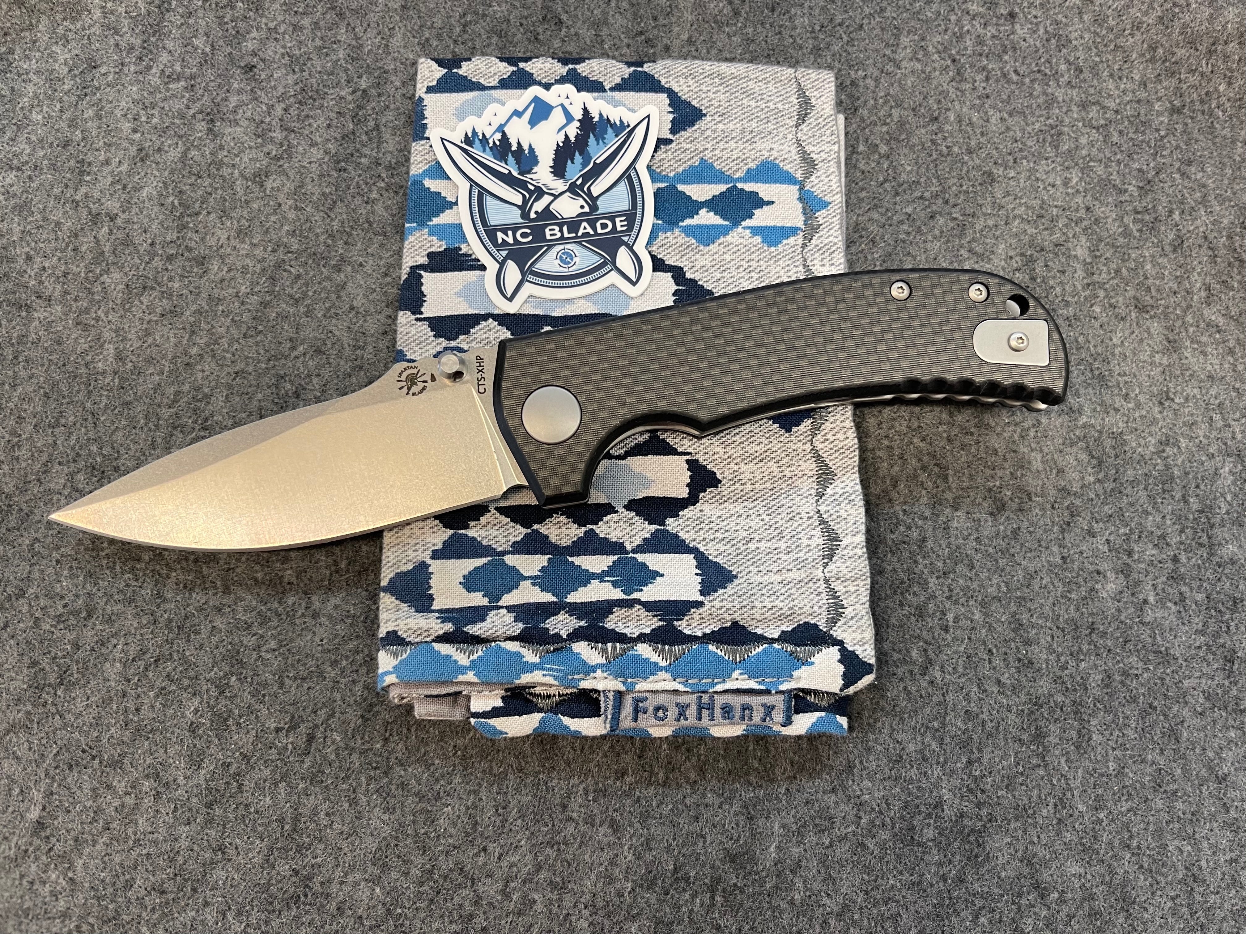 Spartan Blades Astor Carbon Fiber G-10 Composite