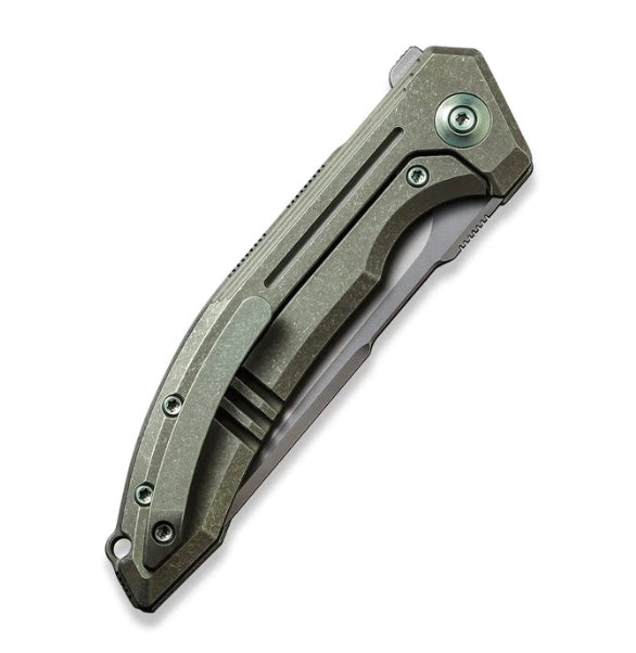 We Knife Quixotic Green Titanium Handles & CPM 20CV WE21016-4