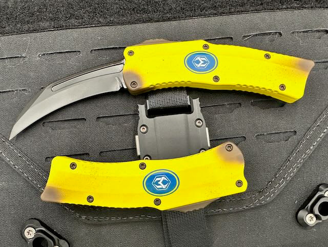 Heretic ROC STABNANA Banana Handles w/ DLC Blade H060-6A-NANA