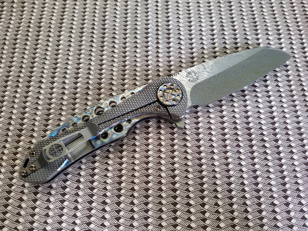 Large F3 Tac Mod Damasteel