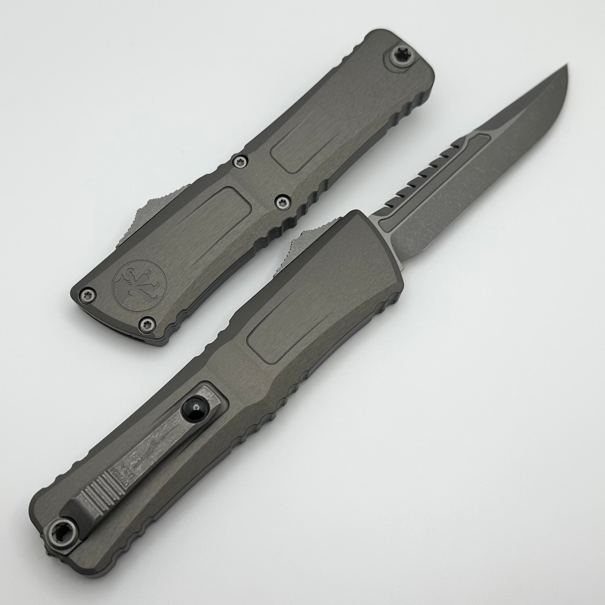 Microtech Knives Combat Troodon Gen III Interceptor Apocalyptic Natural Clear Signature Series 1217-10APNCS