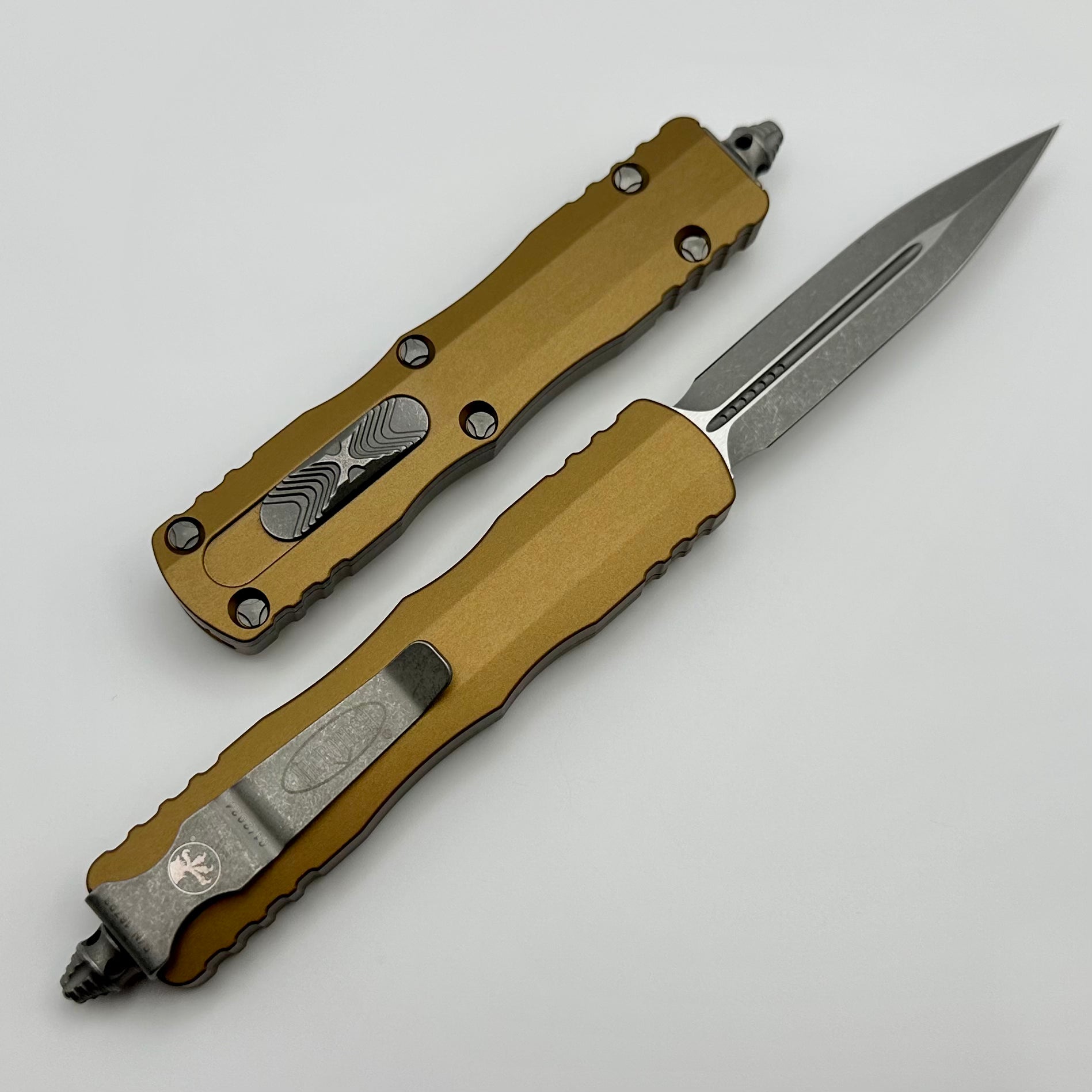 Microtech Dirac D/E Apocalyptic Standard & Tan 225-10APTA