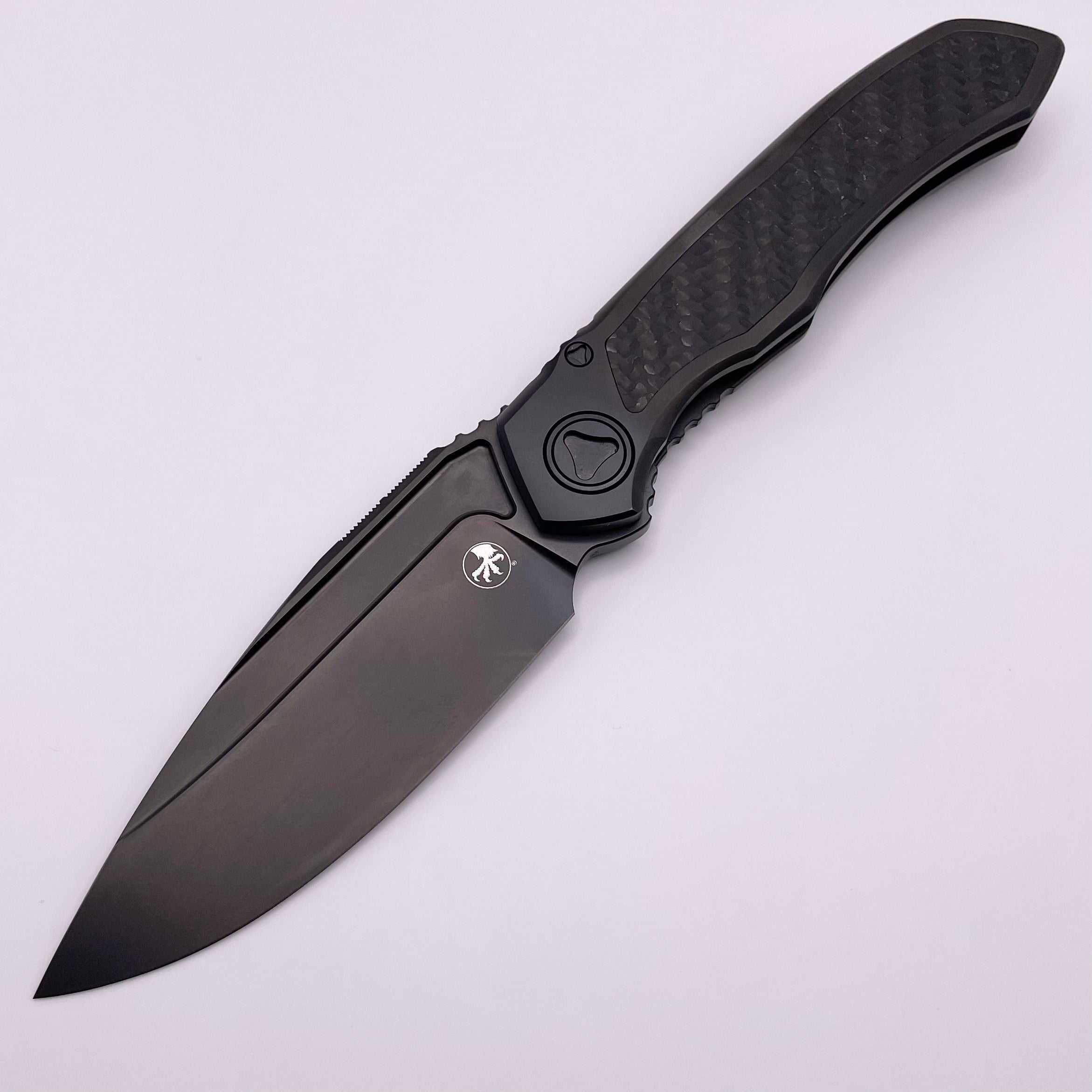 Microtech ANAX Titanium DLC & Carbon Fiber Inlay 190C-1DLCTCFITI PRE OWNED