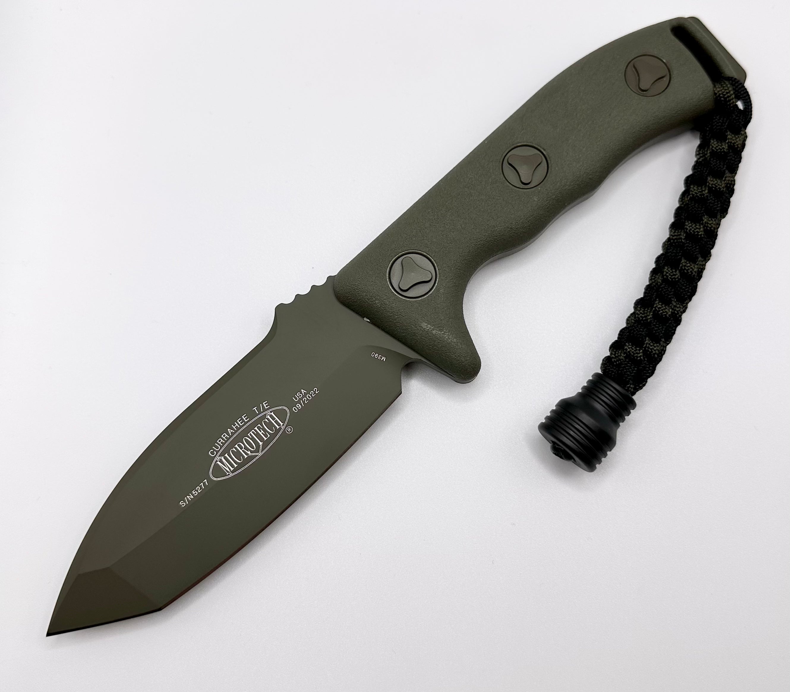 Microtech Currahee Tanto Edge OD Green Standard 103-1COD