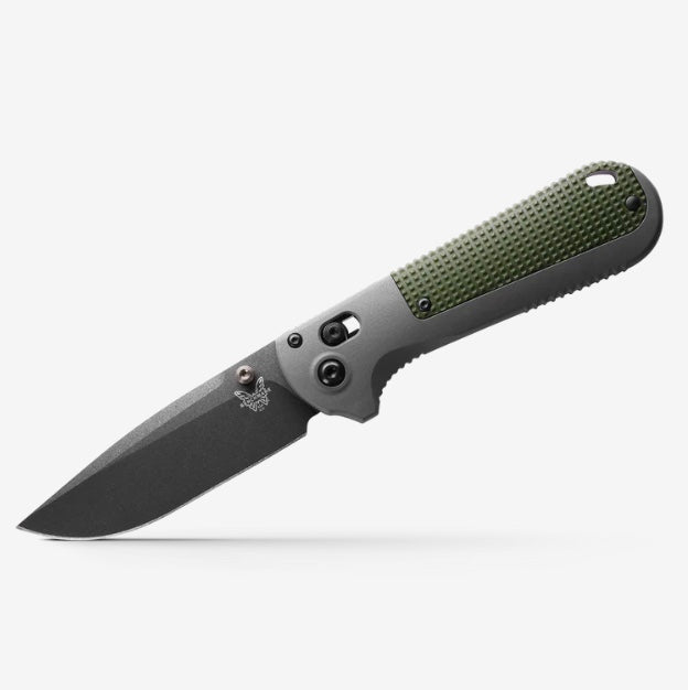 Benchmade Redoubt Overland Gray & Forest Green w/ Drop Point D2 430BK