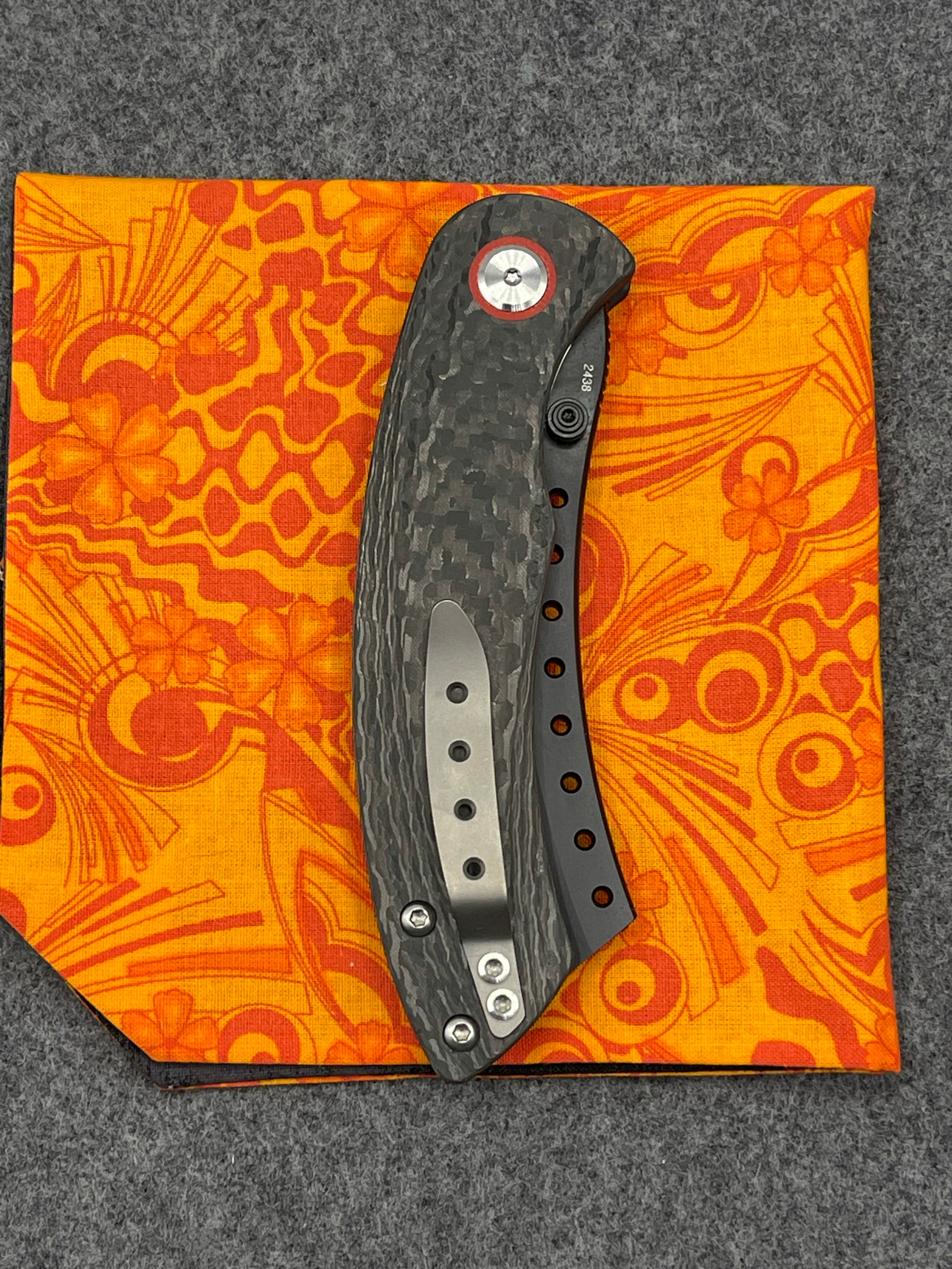 Red Horse Knife Works Hell Razor Carbon Fiber