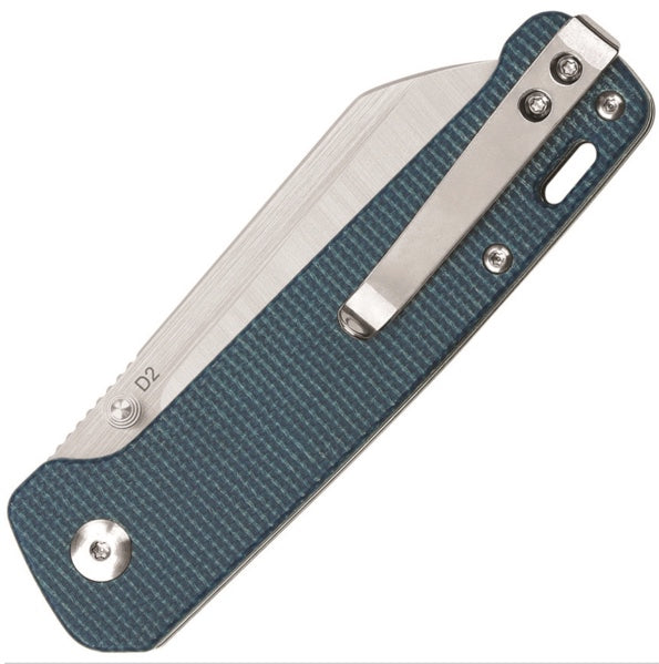 QSP Penguin Blue Micarta D2 QS130-H