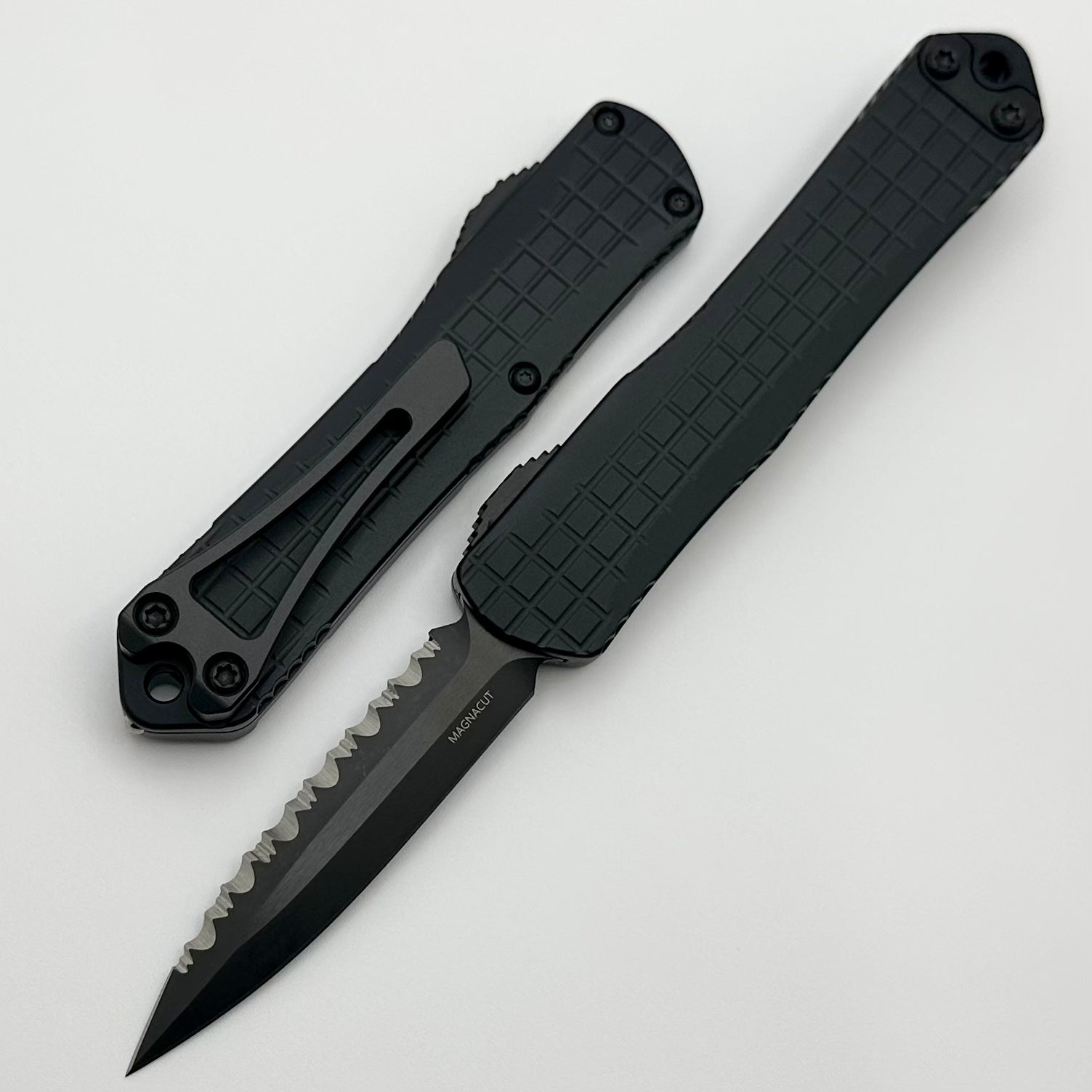 Heretic Knives Manticore S Black Frag DLC Magnacut F/S Double Edge H024F-6C-T