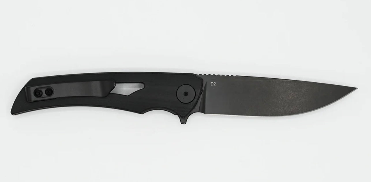 Eikonic Knives Aperture Black G-10 & Black D2 550BB