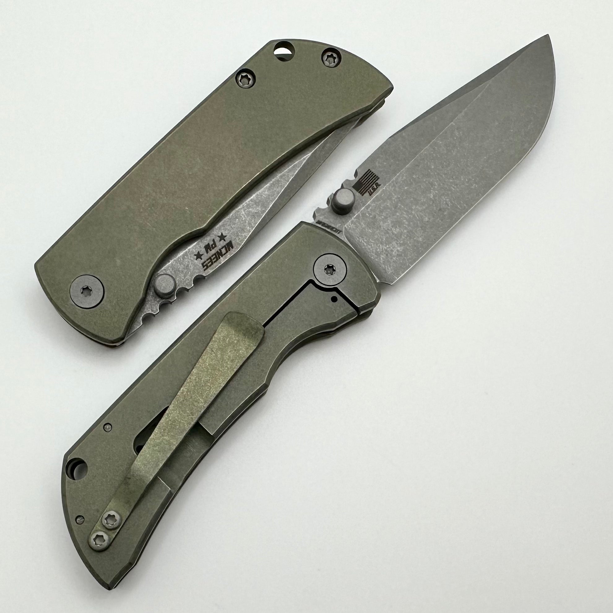 McNees Performance Machined Mac 2 3 Matte Stonewash Green & Bronze Atomic