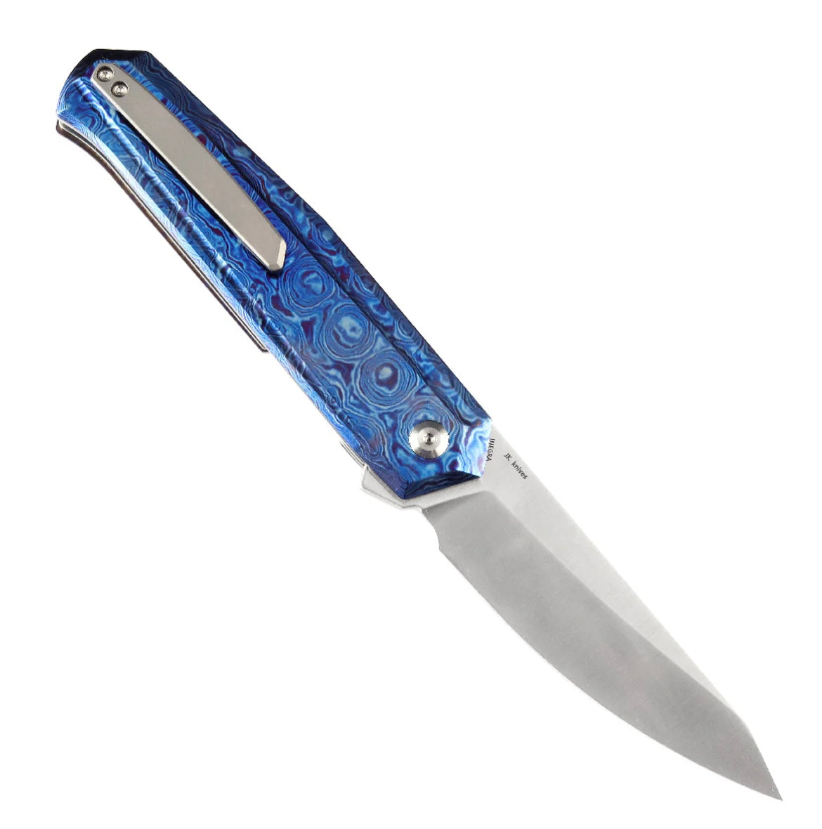 Kansept Integra Flipper Timascus Handles & S35VN K1042B1