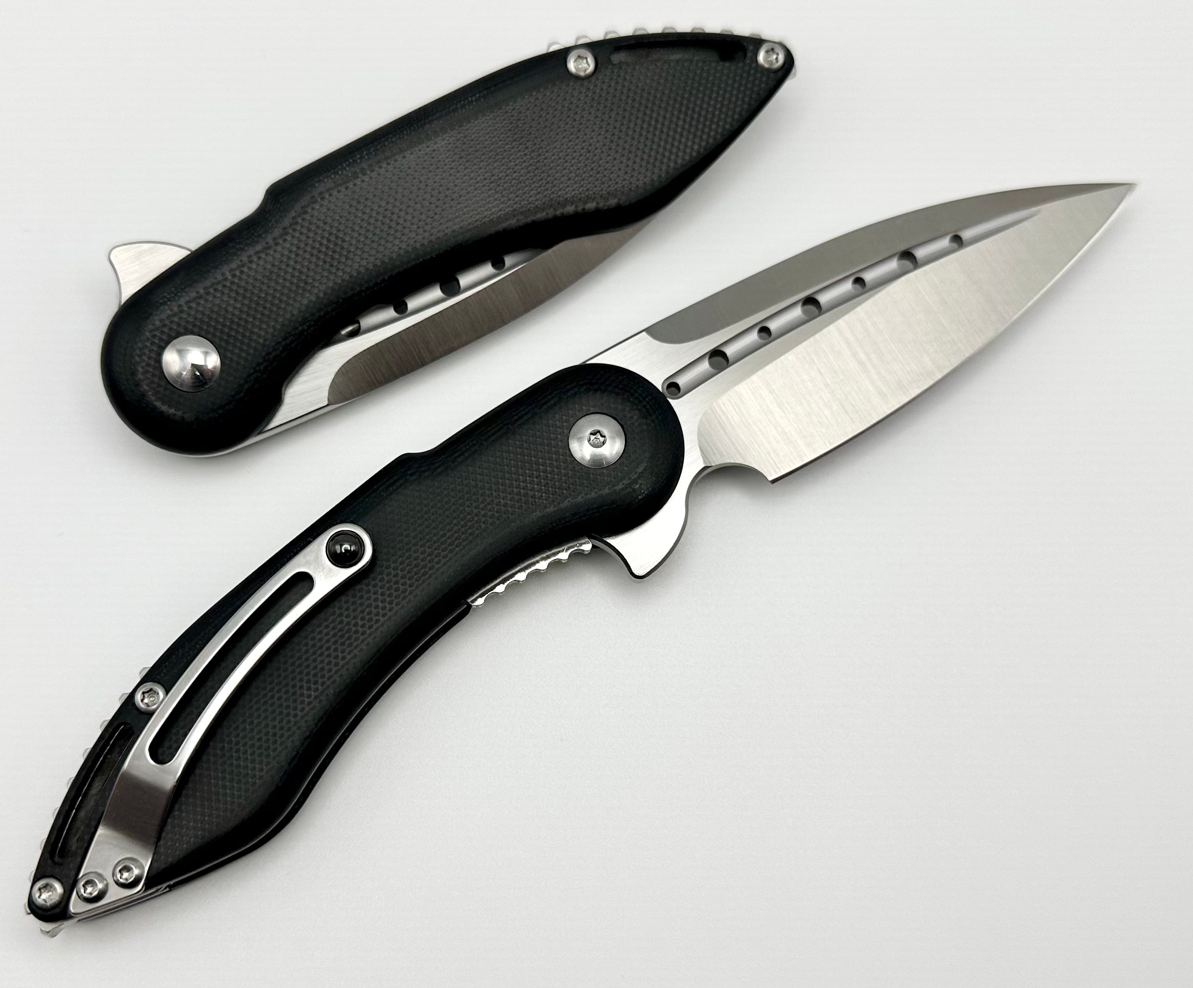 Begg Knives Mini Glimpse Black G-10 & D2 BG005