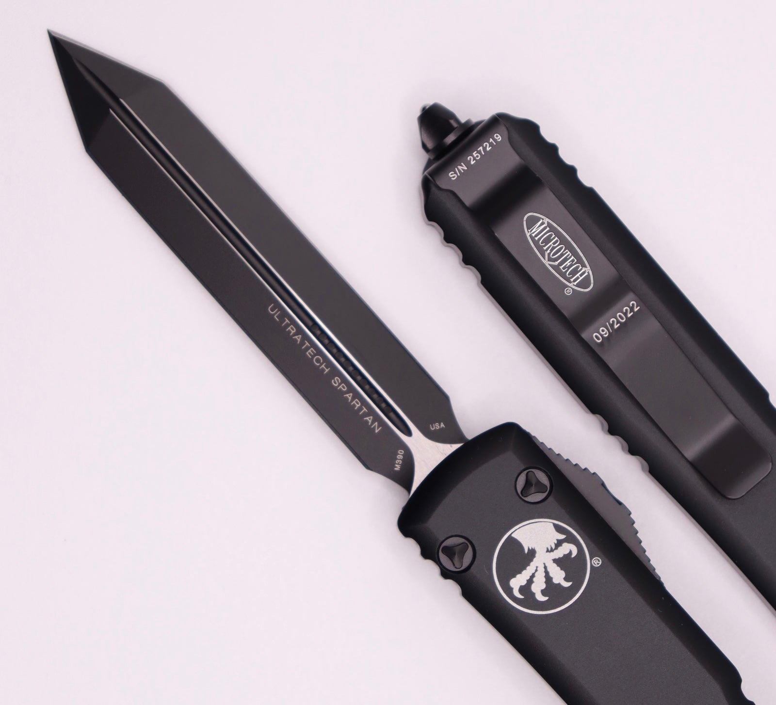 Microtech Ultratech Spartan Black Tactical 223-1T