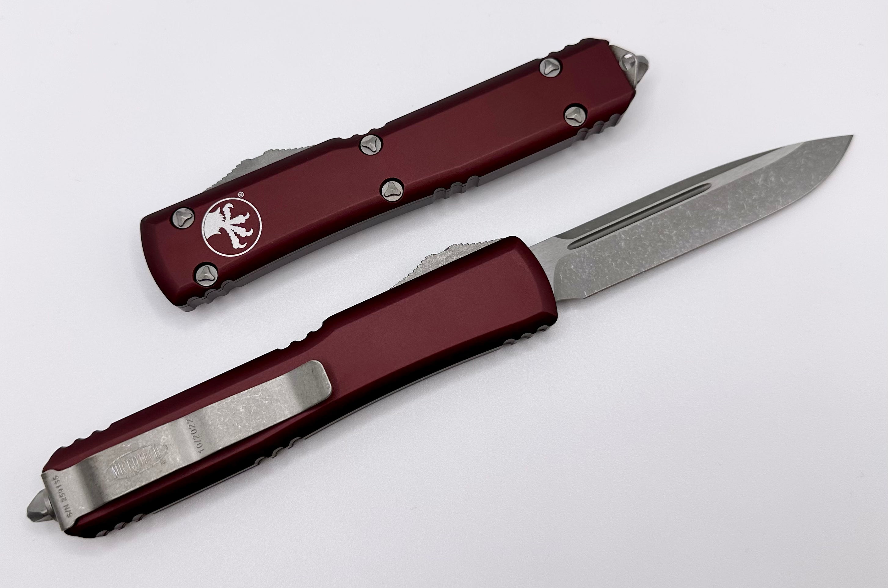 Microtech Ultratech S/E Apocalyptic Standard & Merlot 121-10APMR