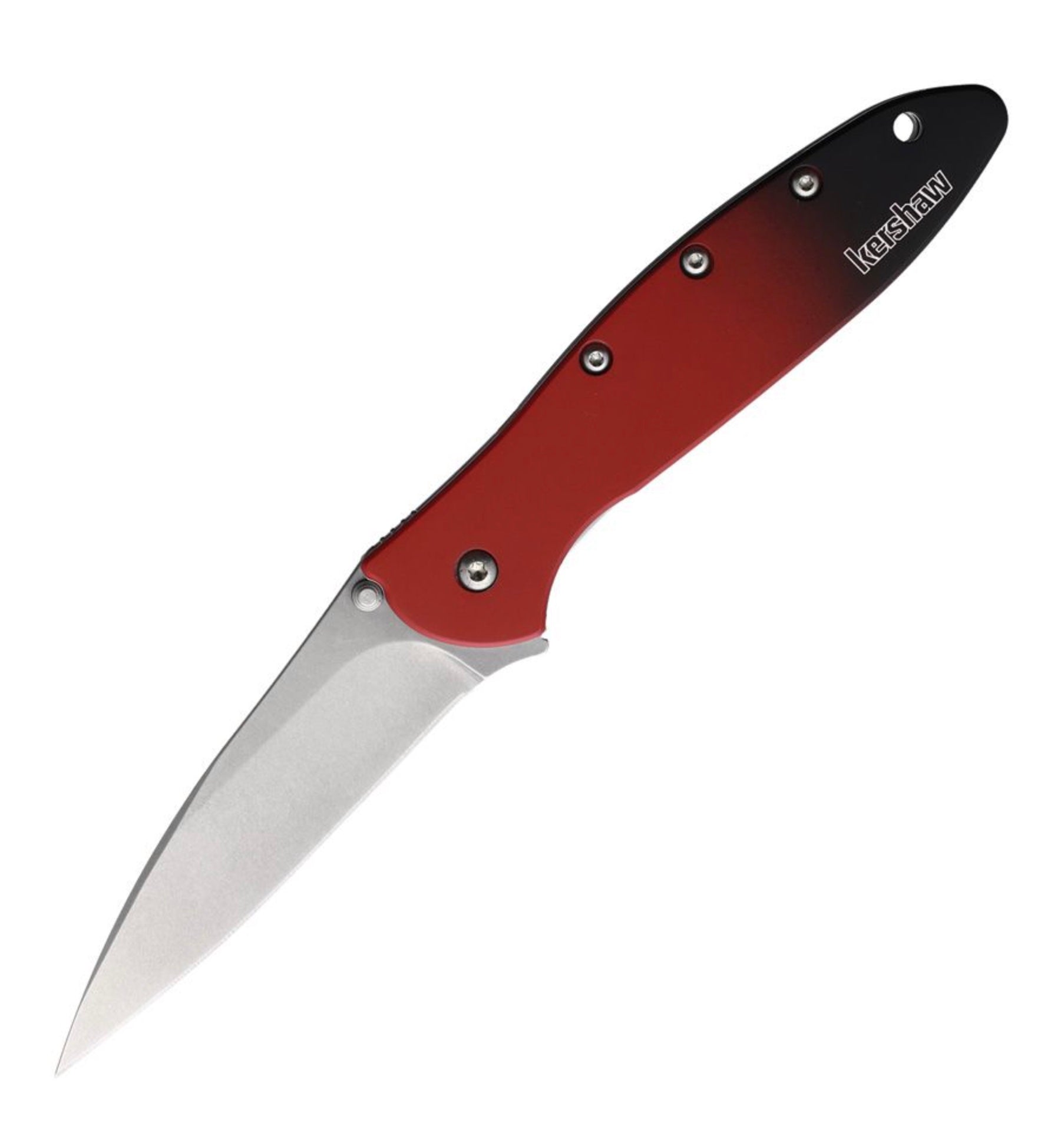 Kershaw Leek MagnaCut & Red/Black Fade Aluminum Handles 1660GRD