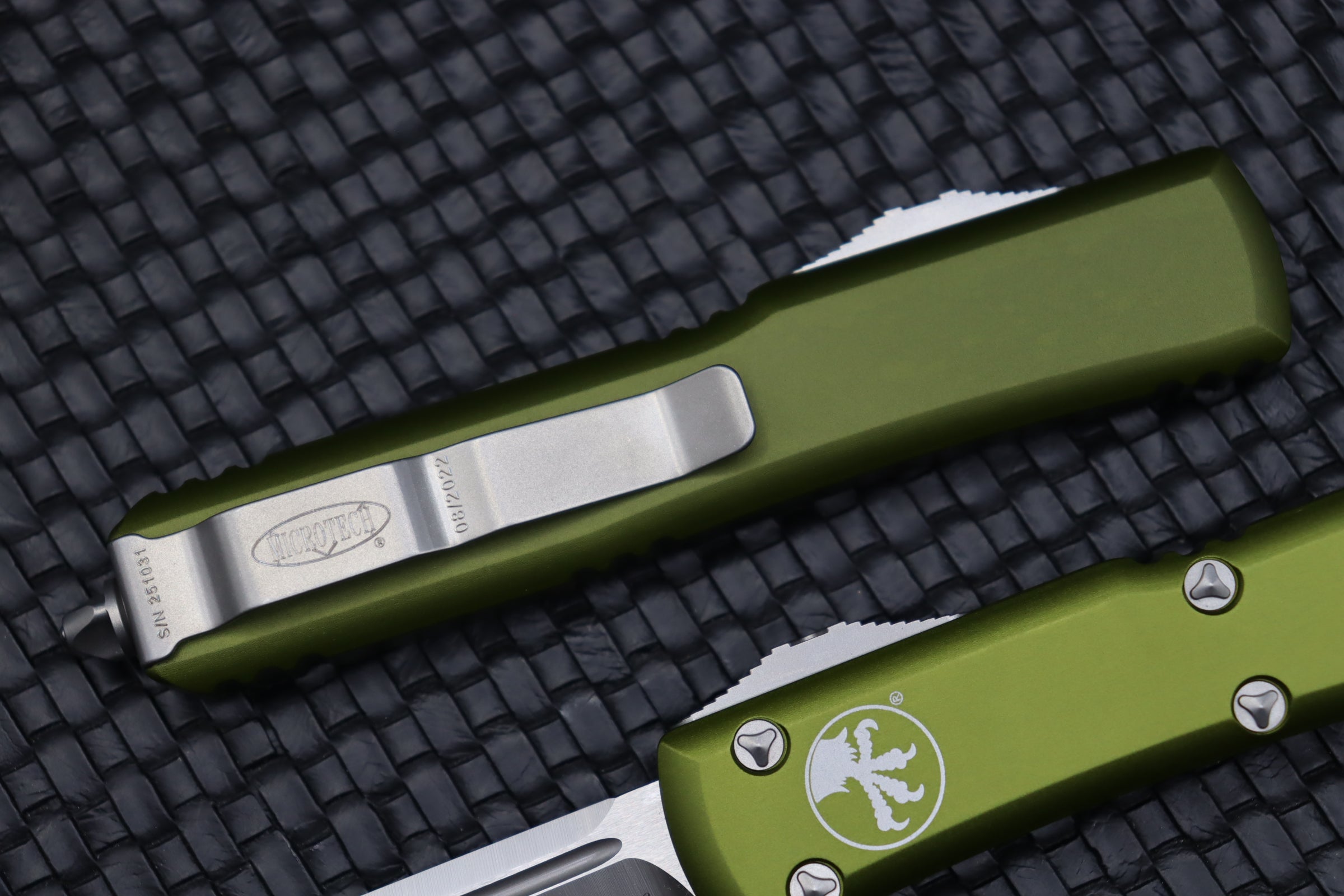 Microtech Ultratech OD Green w/ Tanto Satin Standard 123-4OD