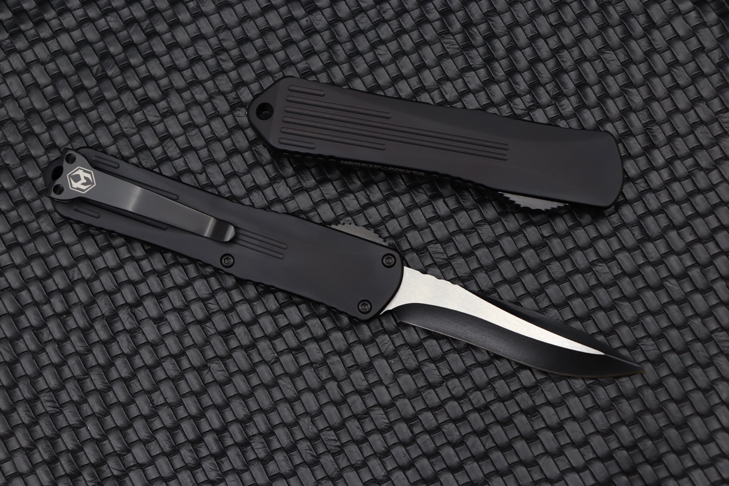 Heretic Knives Manticore E Recurve Two Tone Black