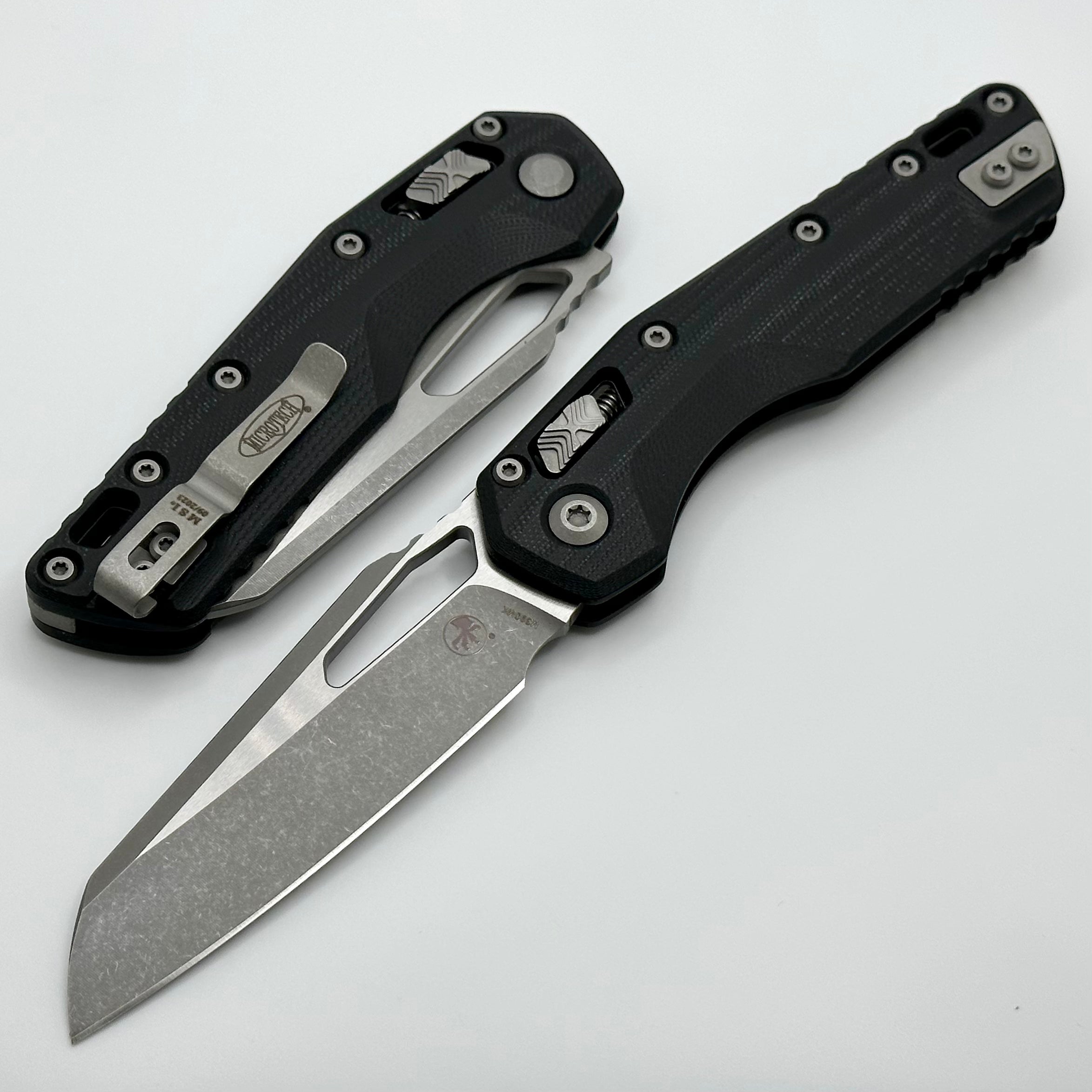 Microtech Knives MSI RAM LOK Black G-10 & M390MK Apocalyptic Standard 210-10APGTBK