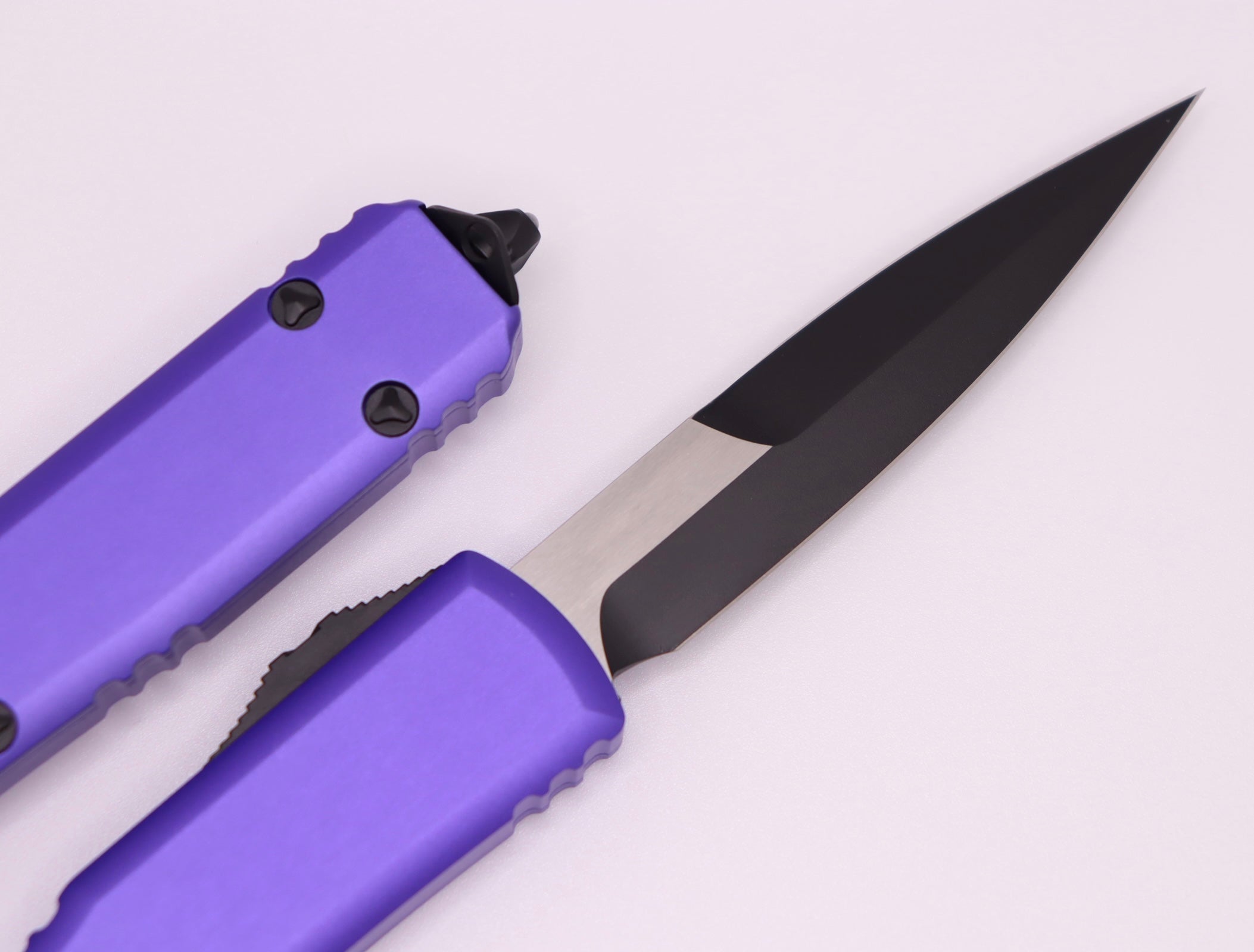 Microtech Ultratech Bayonet Grind Purple Standard 120-1PU