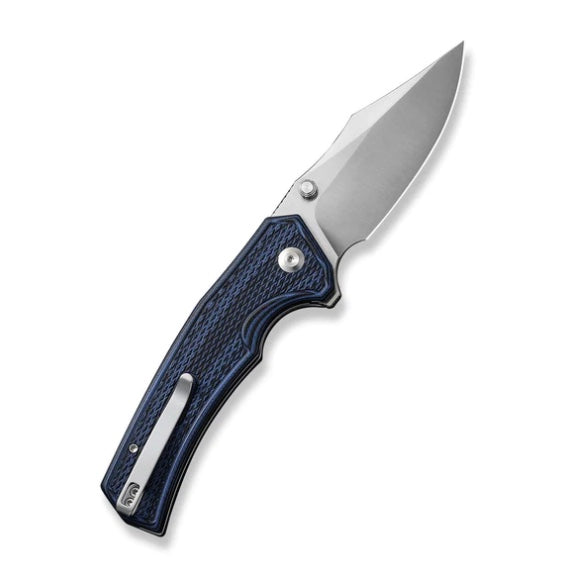 Civivi Vexillum Milled Blue/Black Layered G-10 & Satin Nitro-V C23003D-3