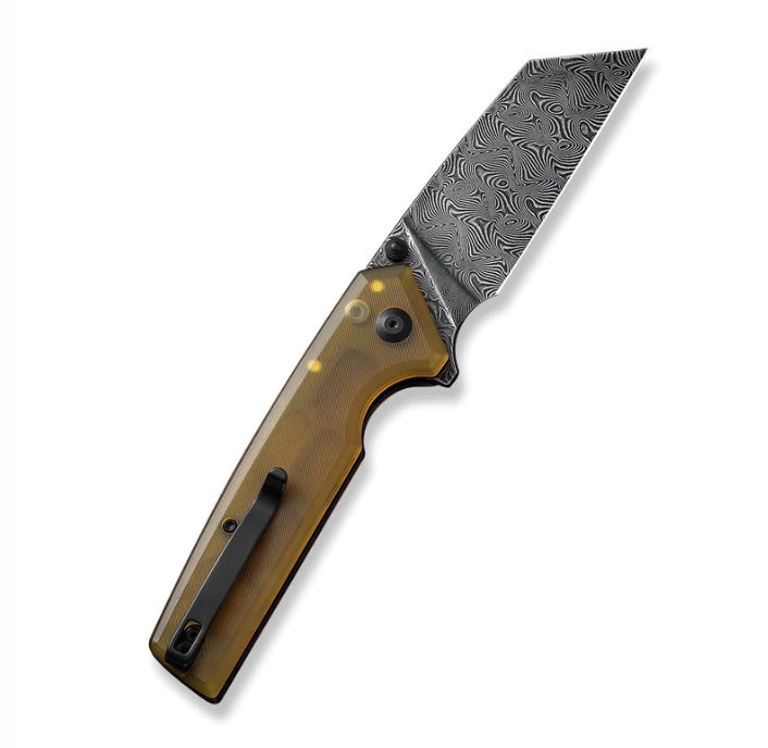 Civivi Amirite Flipper Ultem Handles & Damascus C23028-DS1