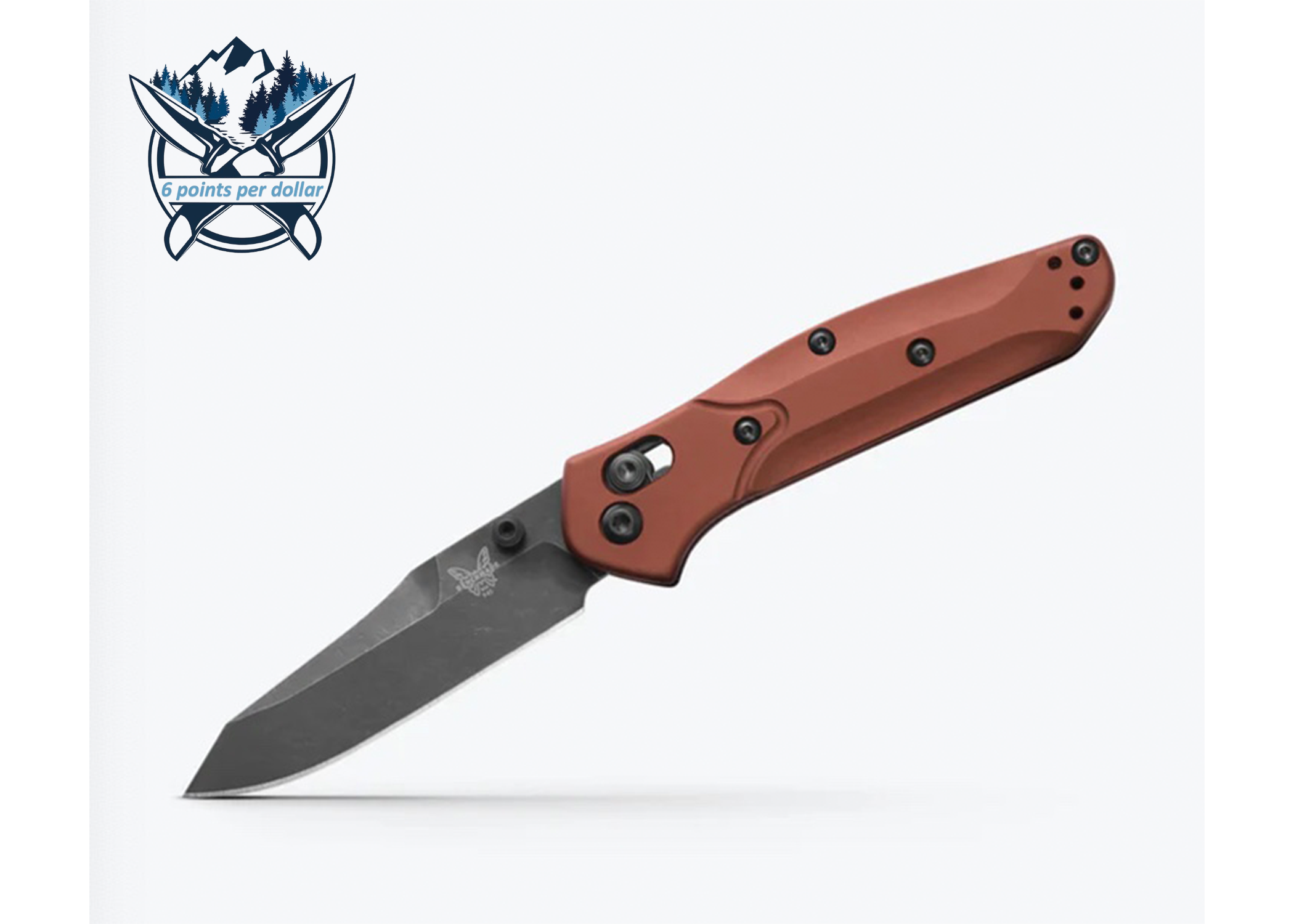 Benchmade Mini Osborne Burnt Copper Aluminum Handles & MagnaCut 945BK-03