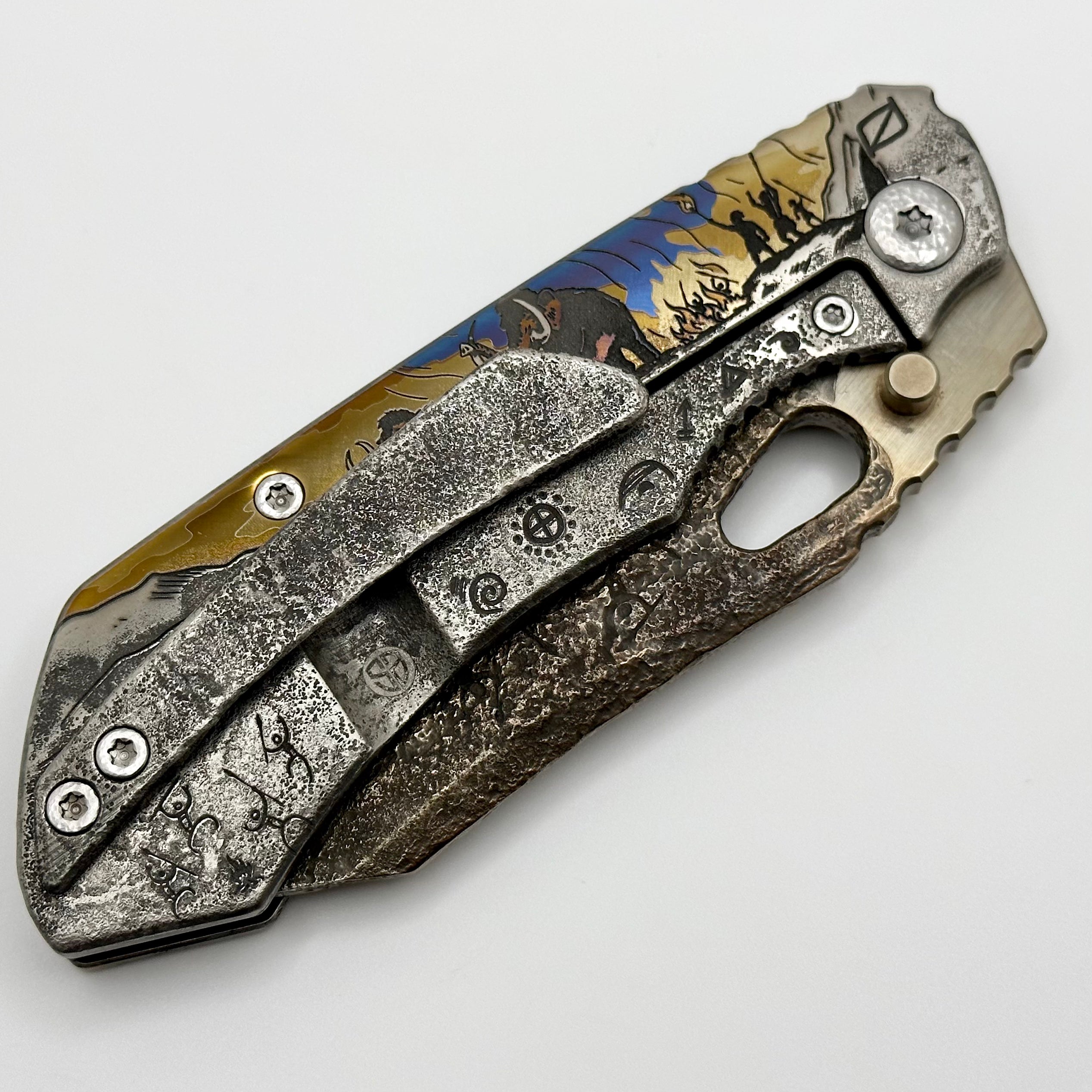 Custom Knife Factory Evo 3.0C ONE OFF Wolly Mammoth